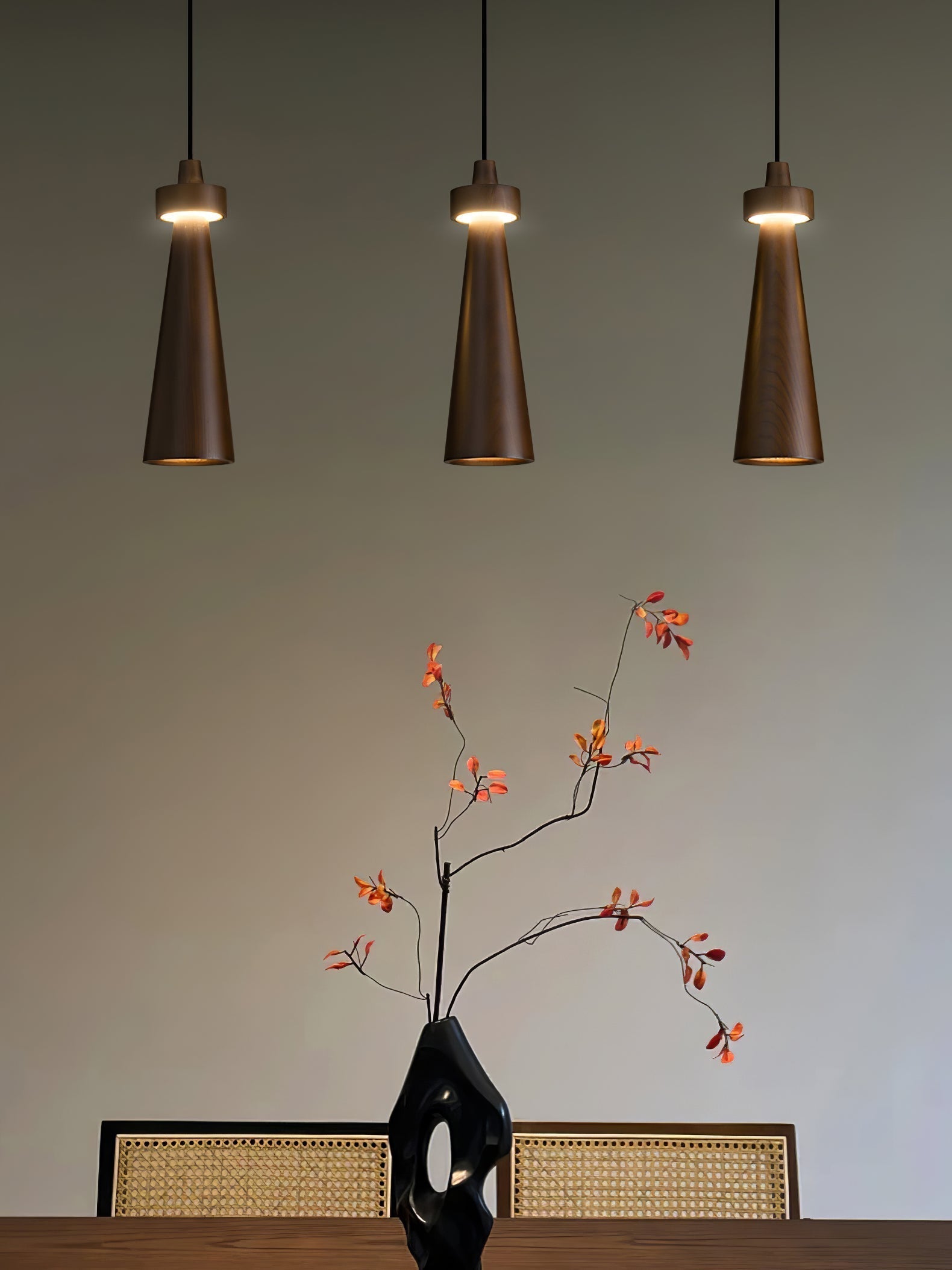 Taper Minimalistisch Holz Pendelleuchte Leuchte-Letslighting