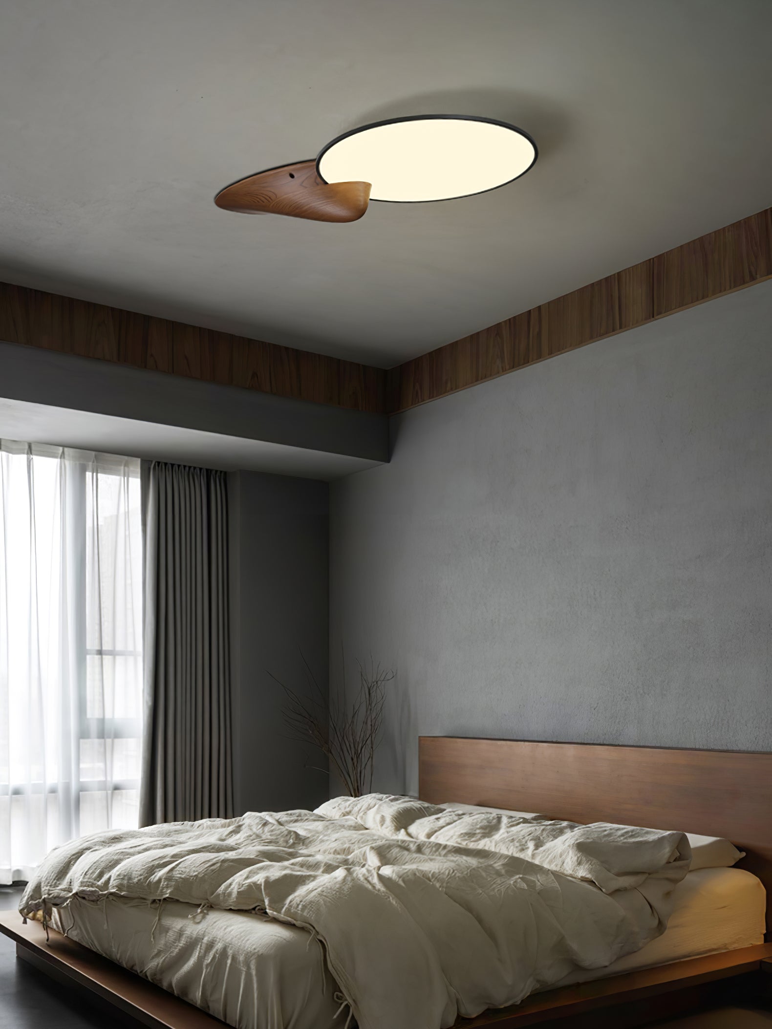 Zovenel Premium Elegance Peak Holz Deckenleuchte-Letslighting