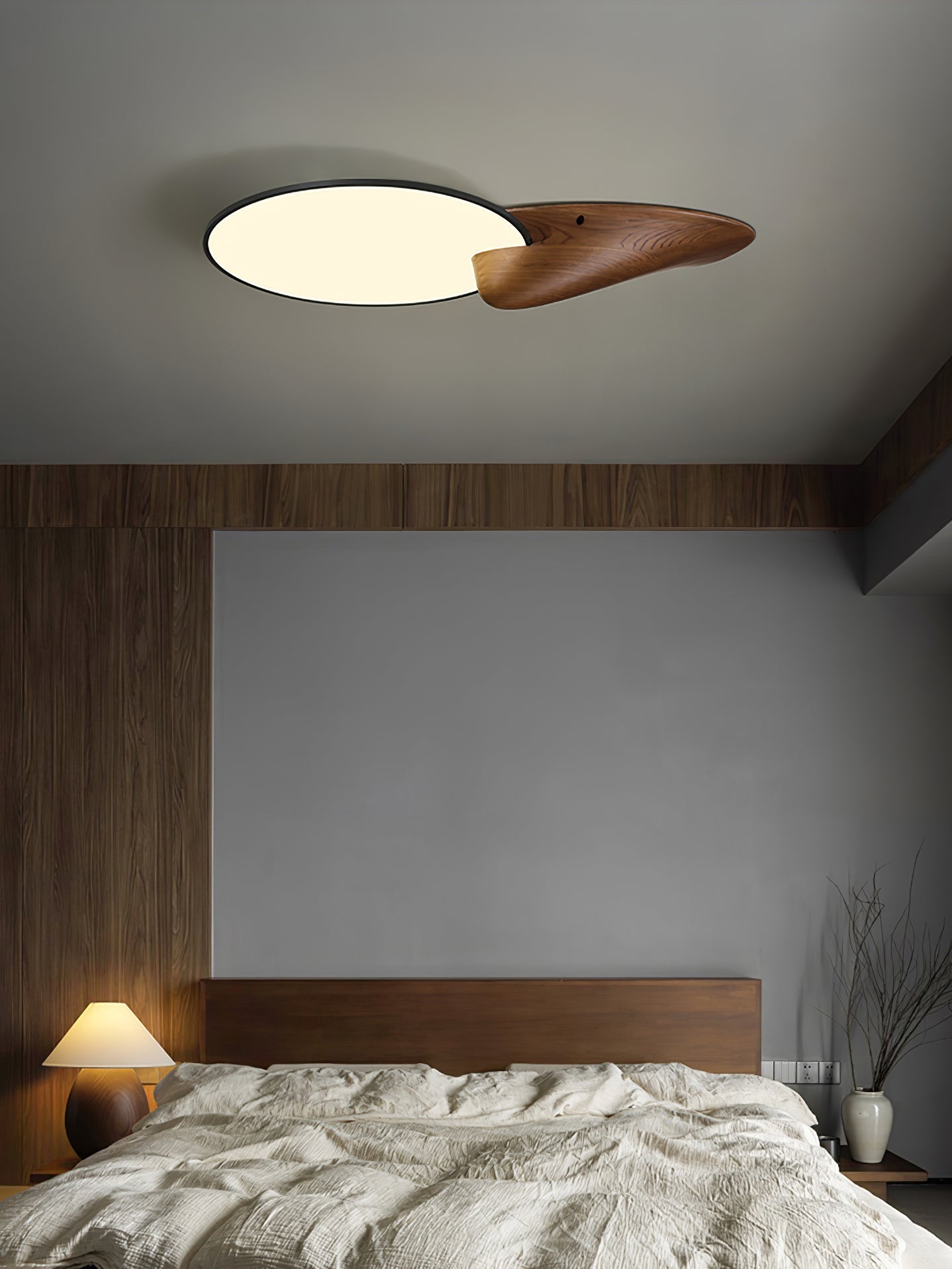 Zovenel Premium Elegance Peak Holz Deckenleuchte-Letslighting