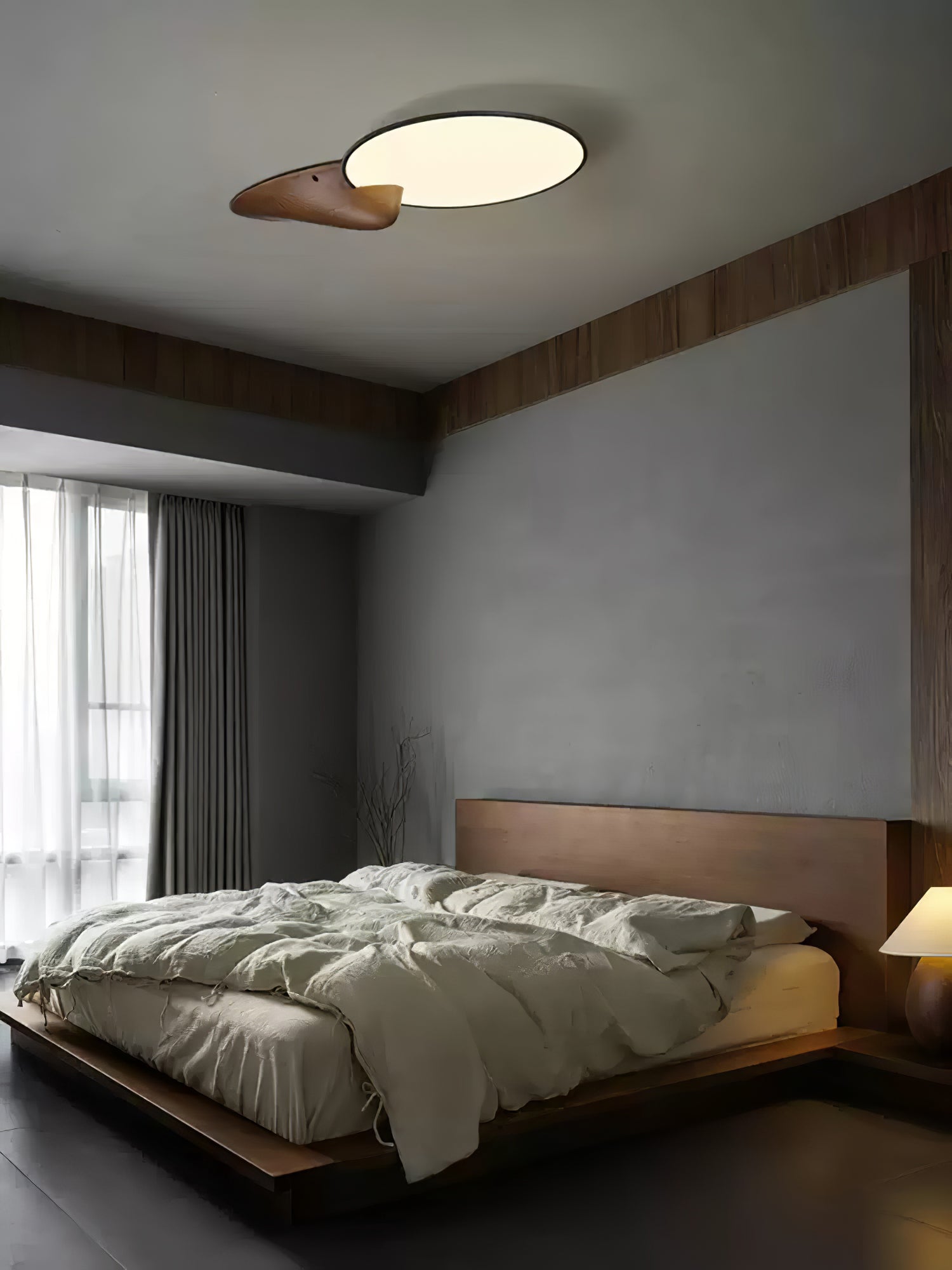 Zovenel Premium Elegance Peak Holz Deckenleuchte-Letslighting