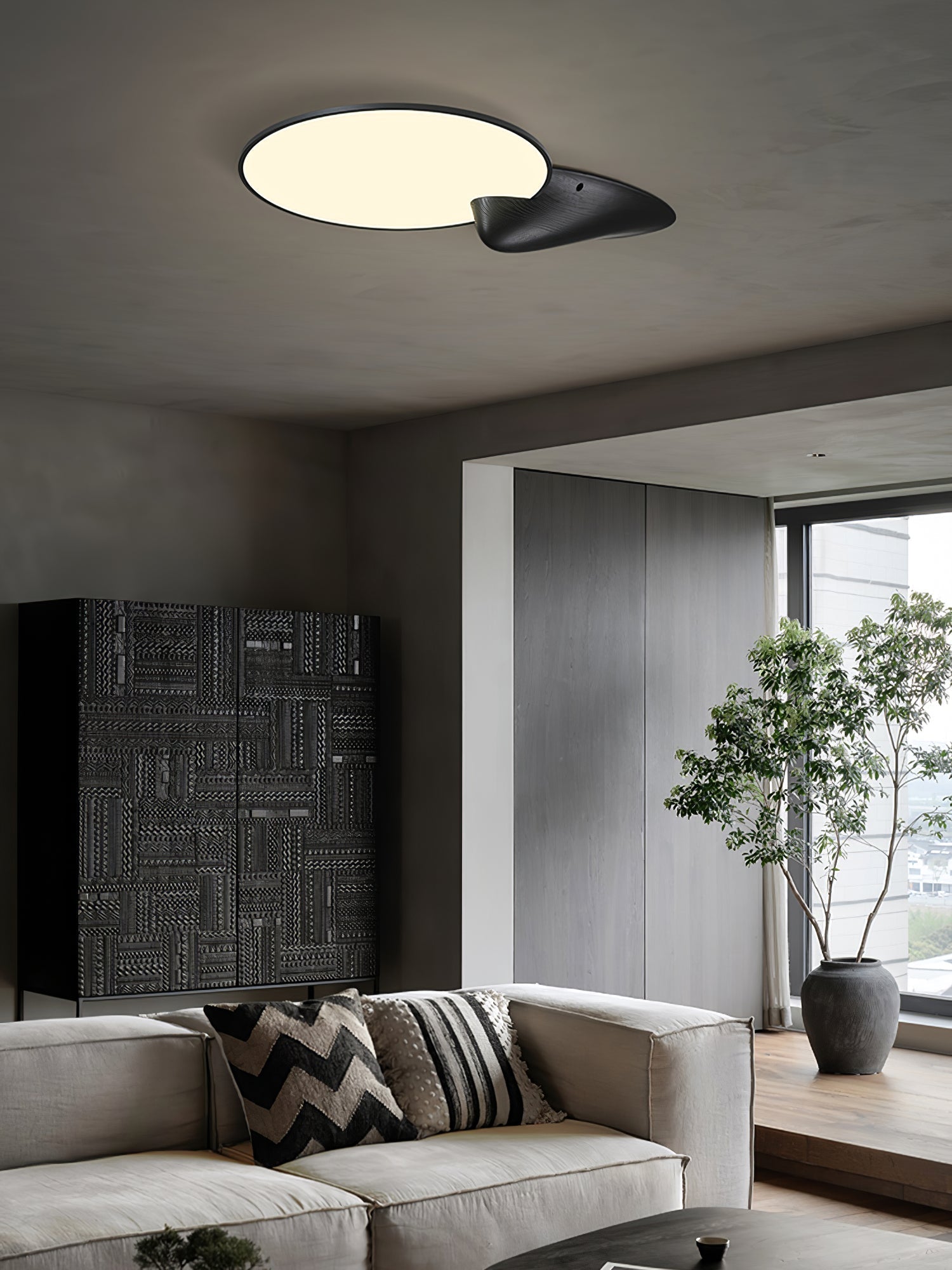 Zovenel Premium Elegance Peak Holz Deckenleuchte-Letslighting