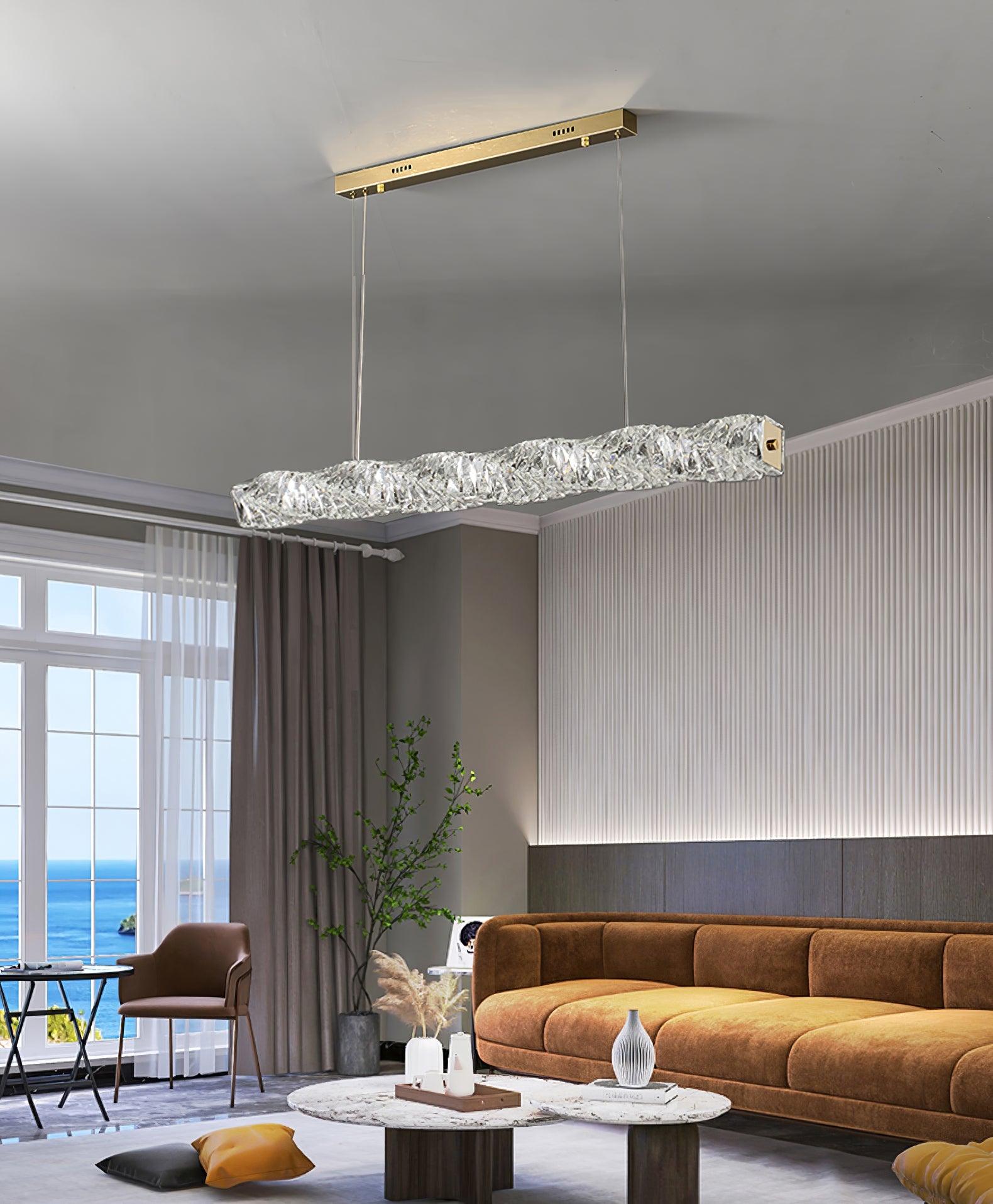 Stream Lang Kristall Pendelleuchte-Letslighting