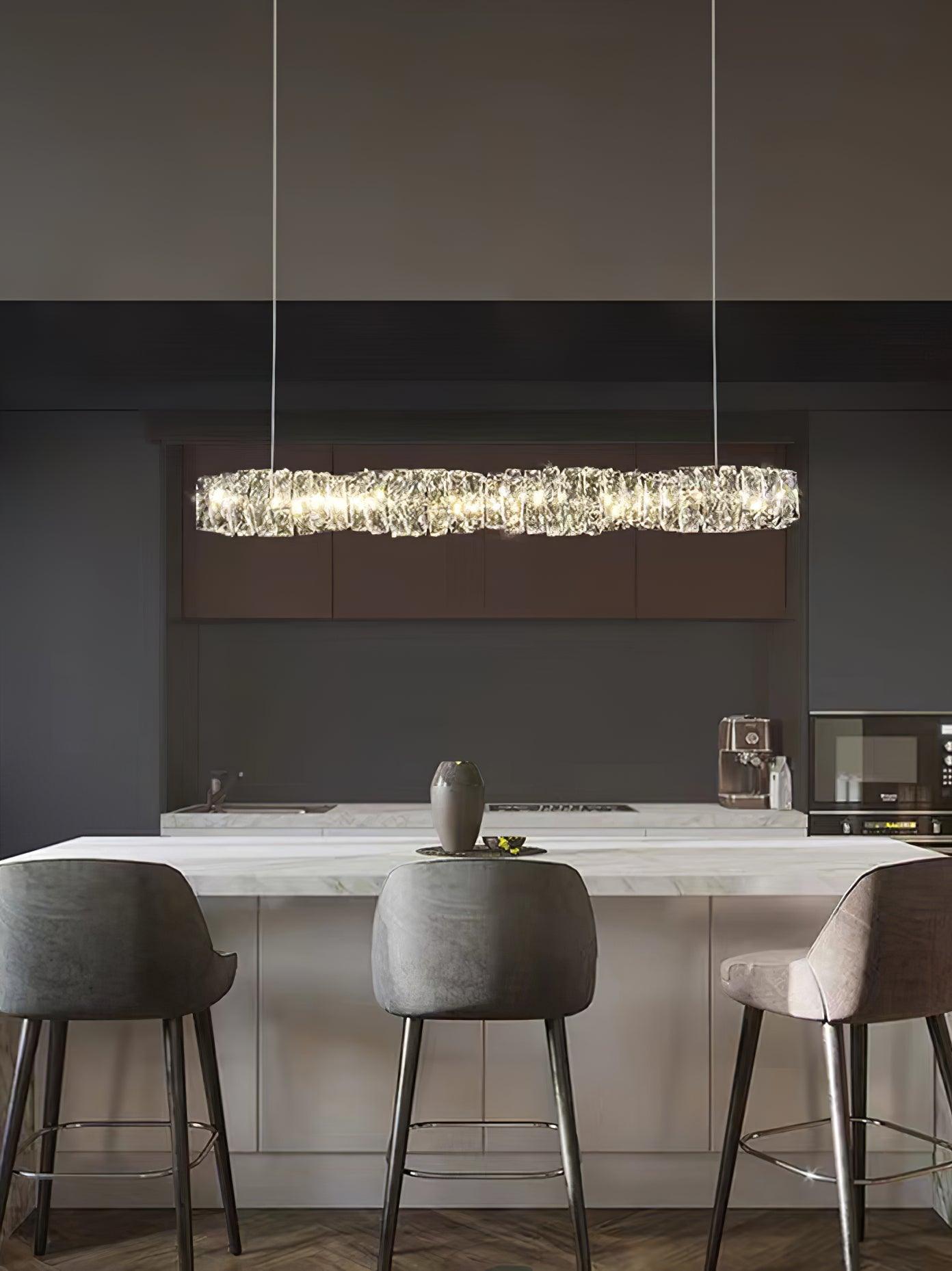 Stream Lang Kristall Pendelleuchte-Letslighting