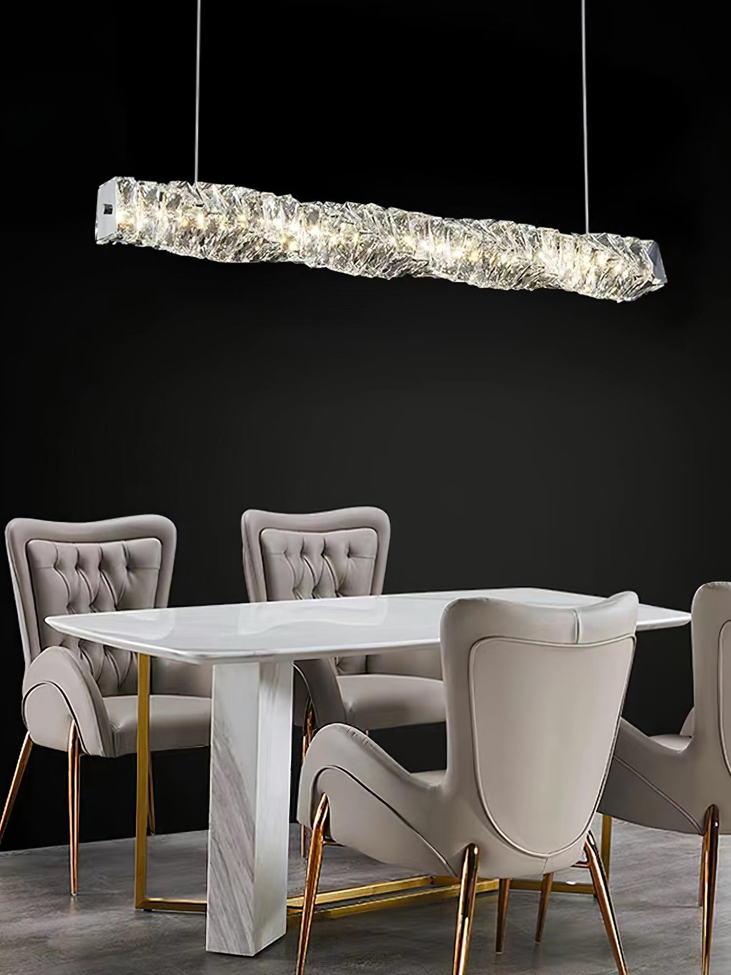 Stream Lang Kristall Pendelleuchte-Letslighting