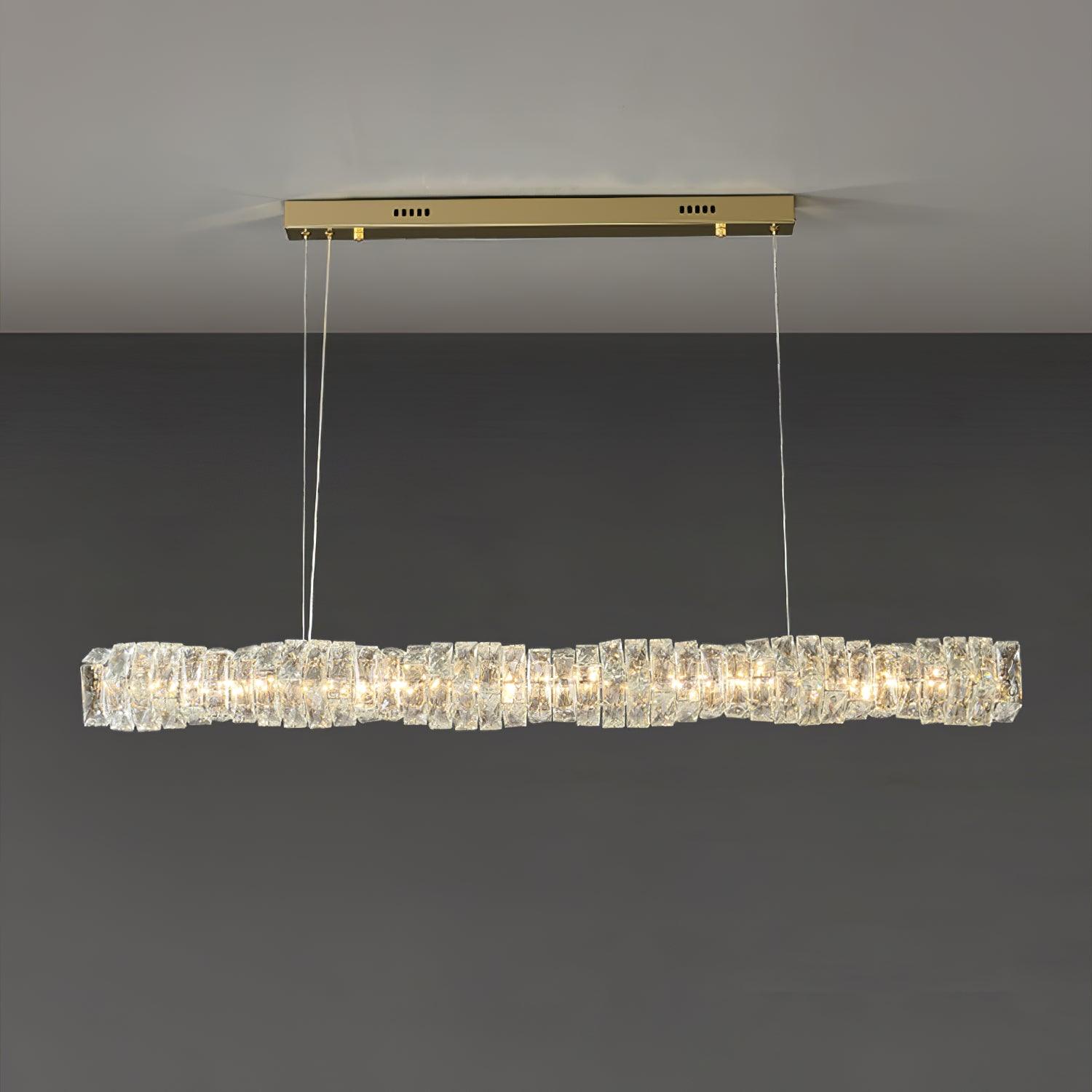 Stream Lang Kristall Pendelleuchte-Letslighting