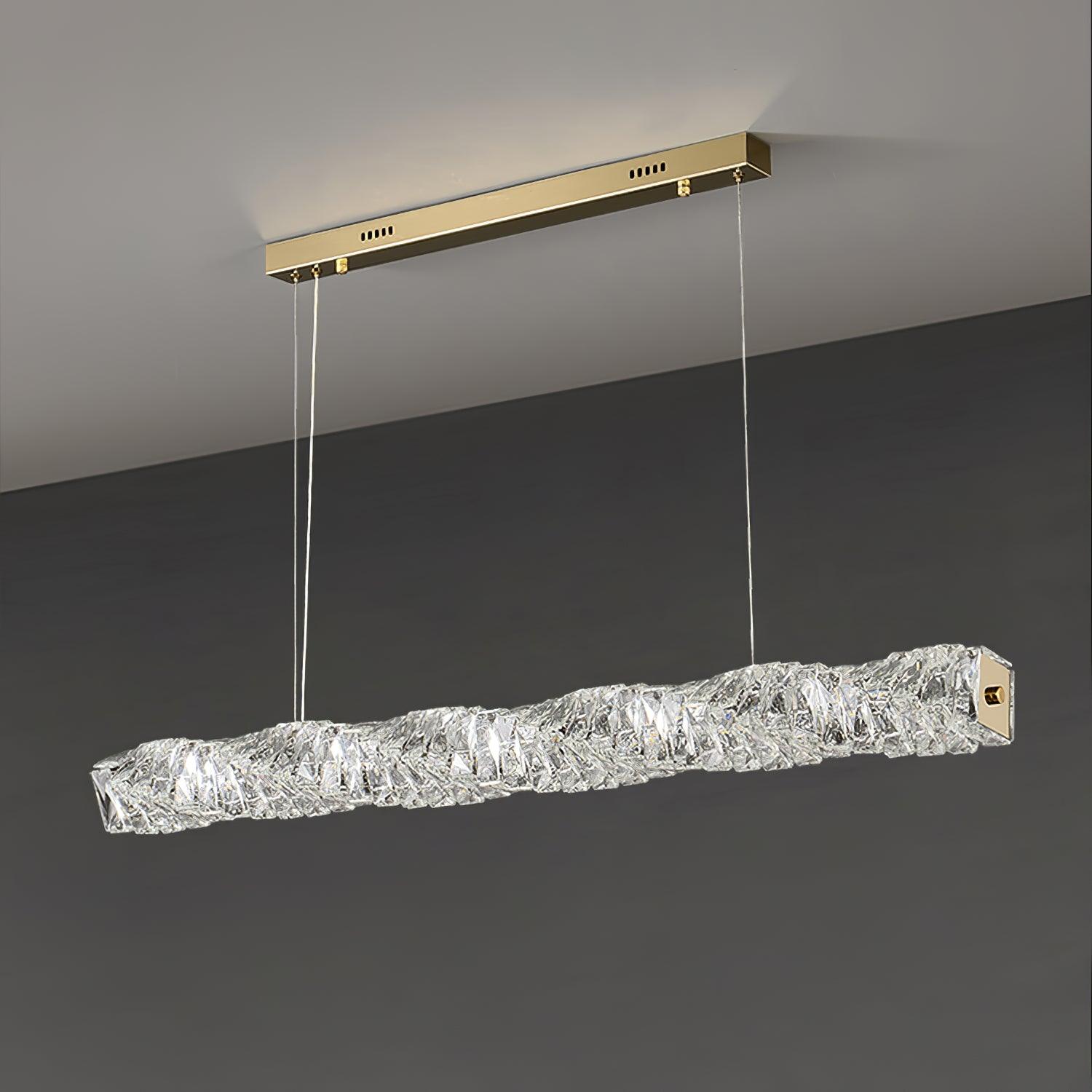 Stream Lang Kristall Pendelleuchte-Letslighting