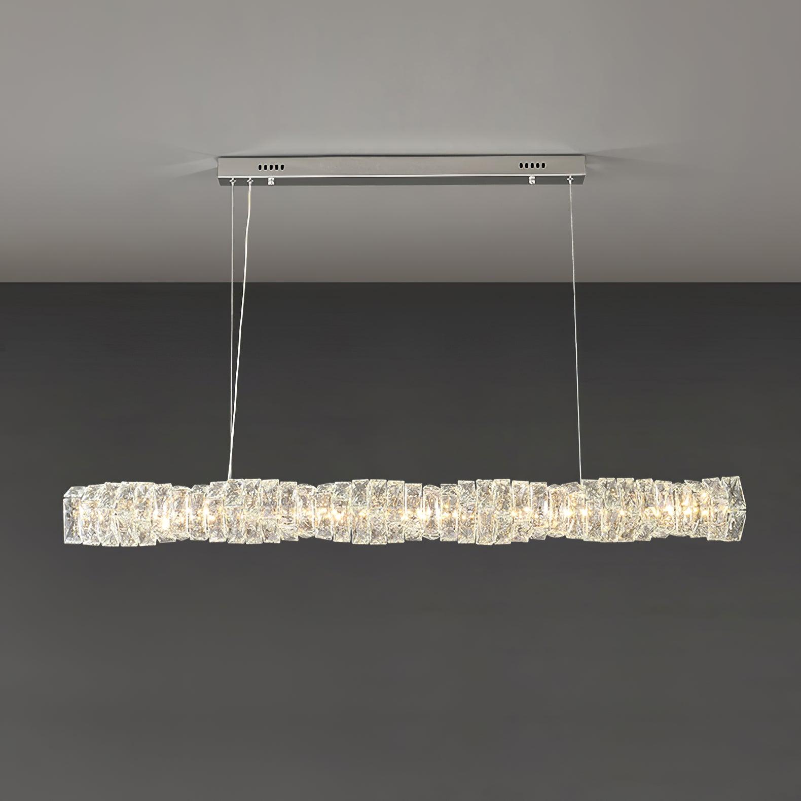 Stream Lang Kristall Pendelleuchte-Letslighting