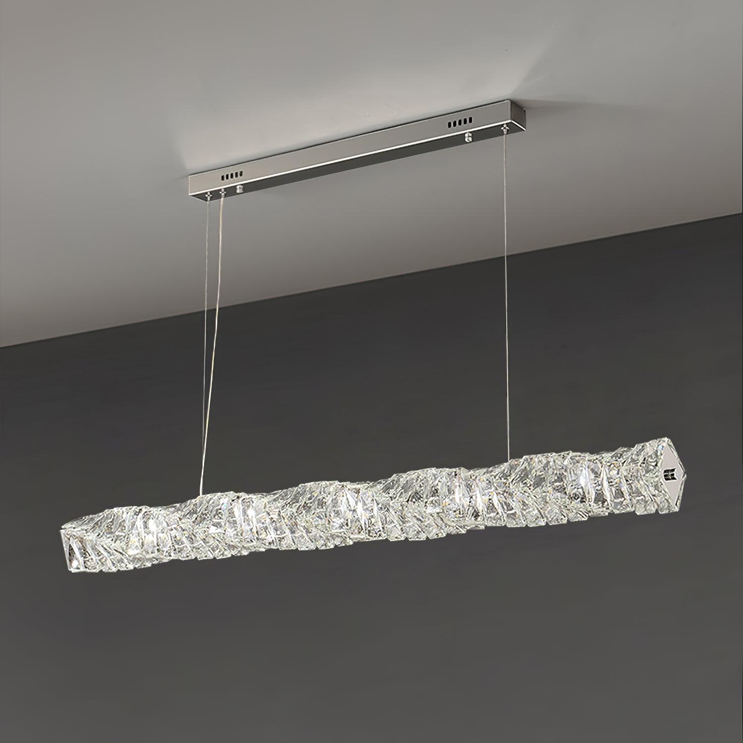 Stream Lang Kristall Pendelleuchte-Letslighting
