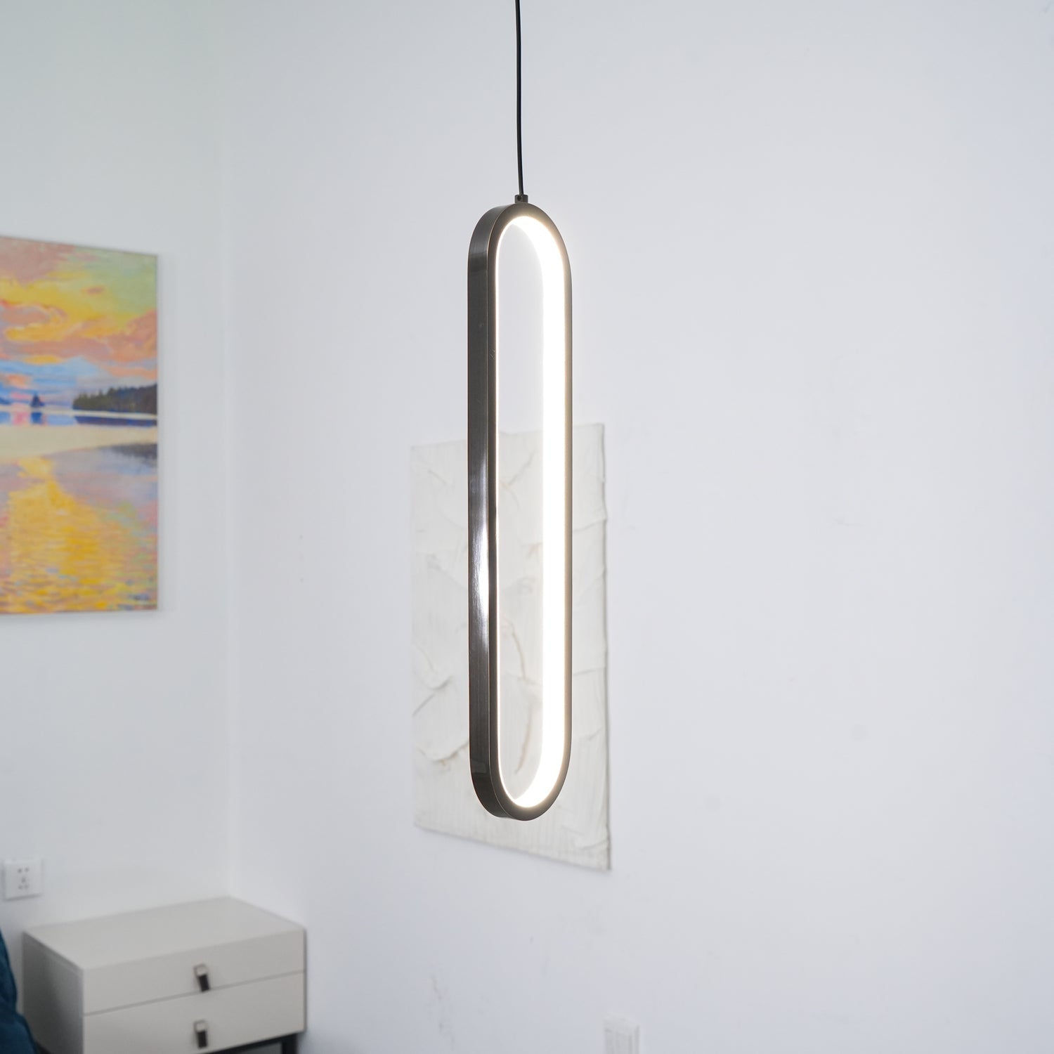 Long Oval LED Pendant Lamp - Blowlighting