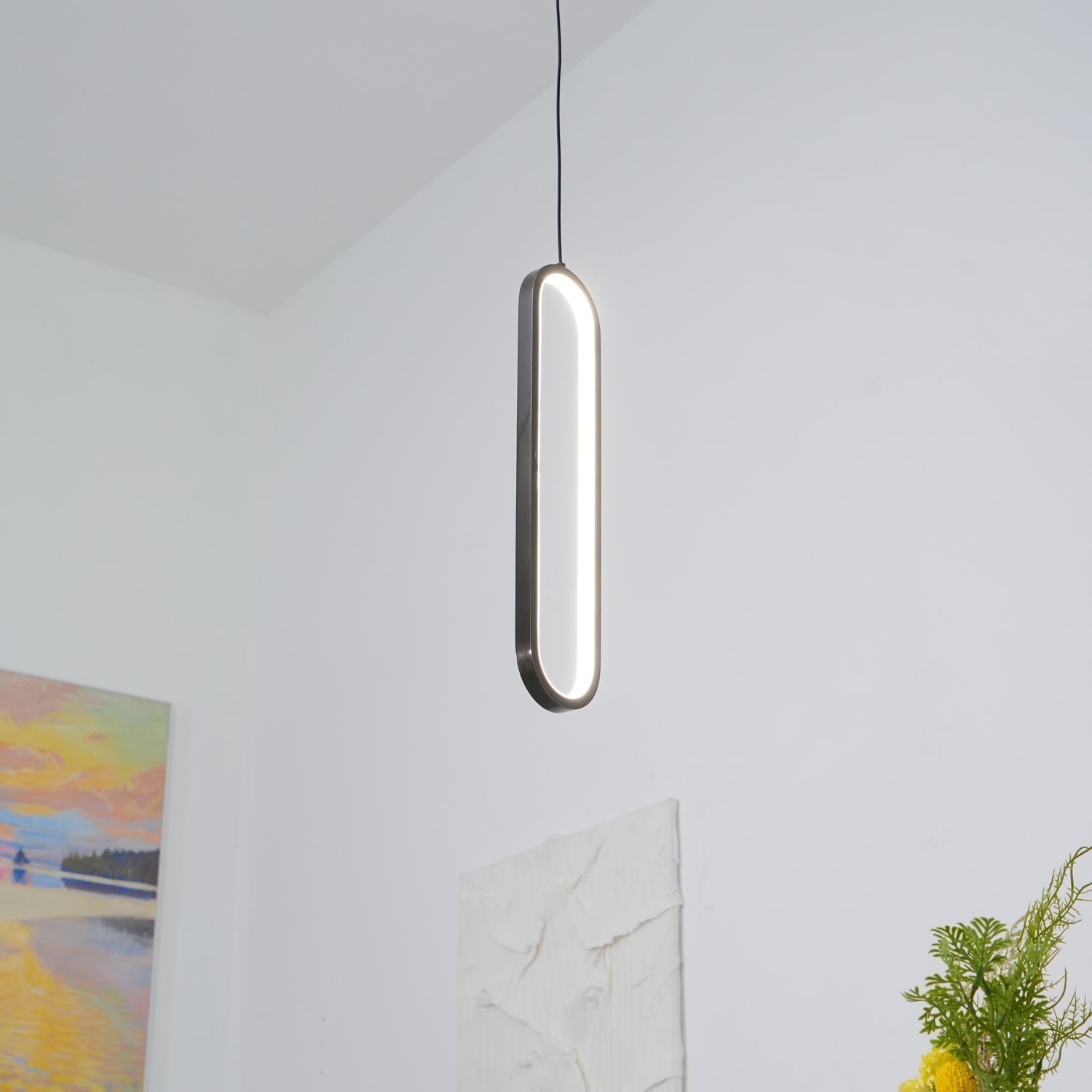Long Oval LED Pendant Lamp - Blowlighting