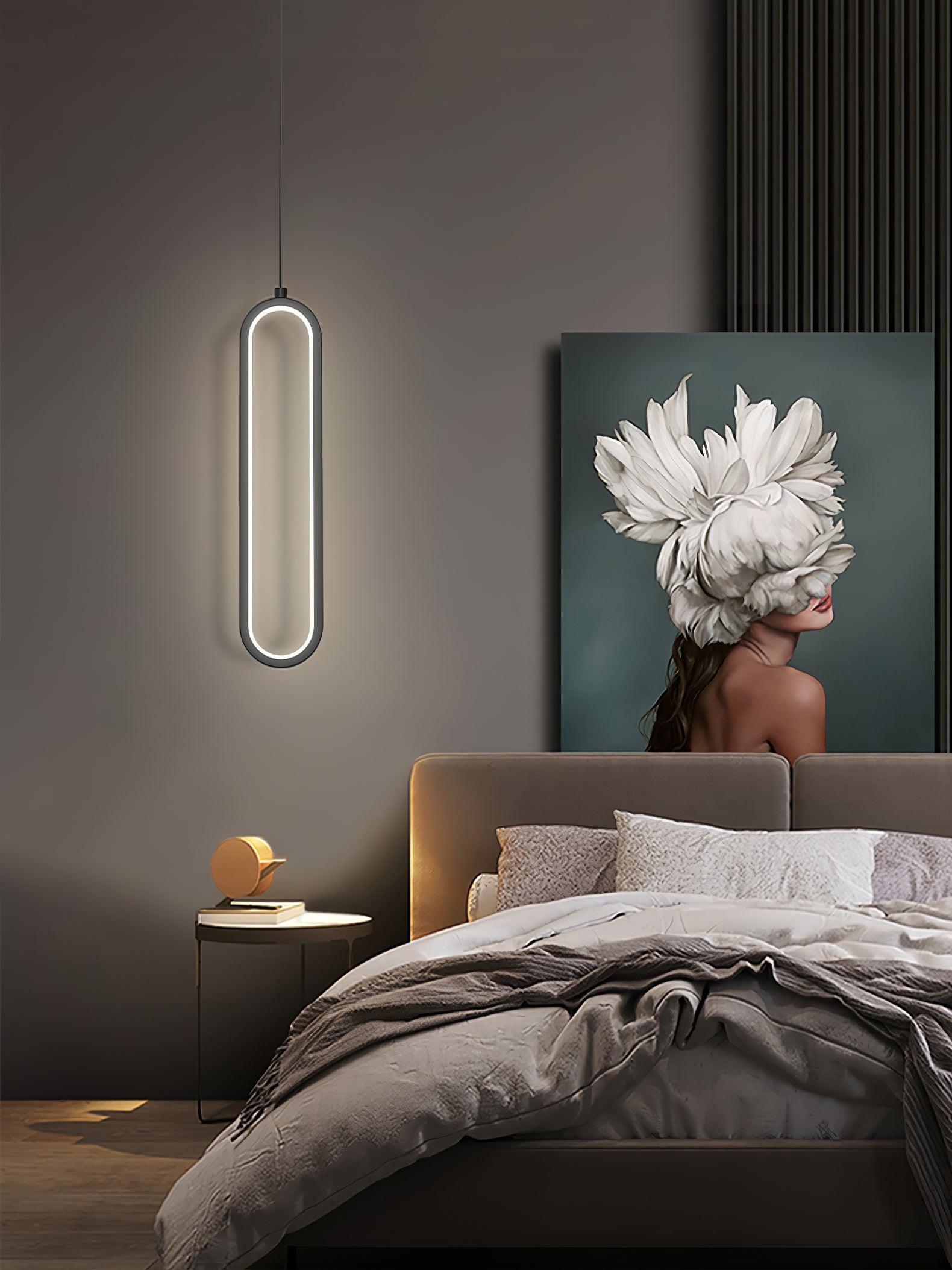 Long Oval LED Pendant Lamp - Blowlighting