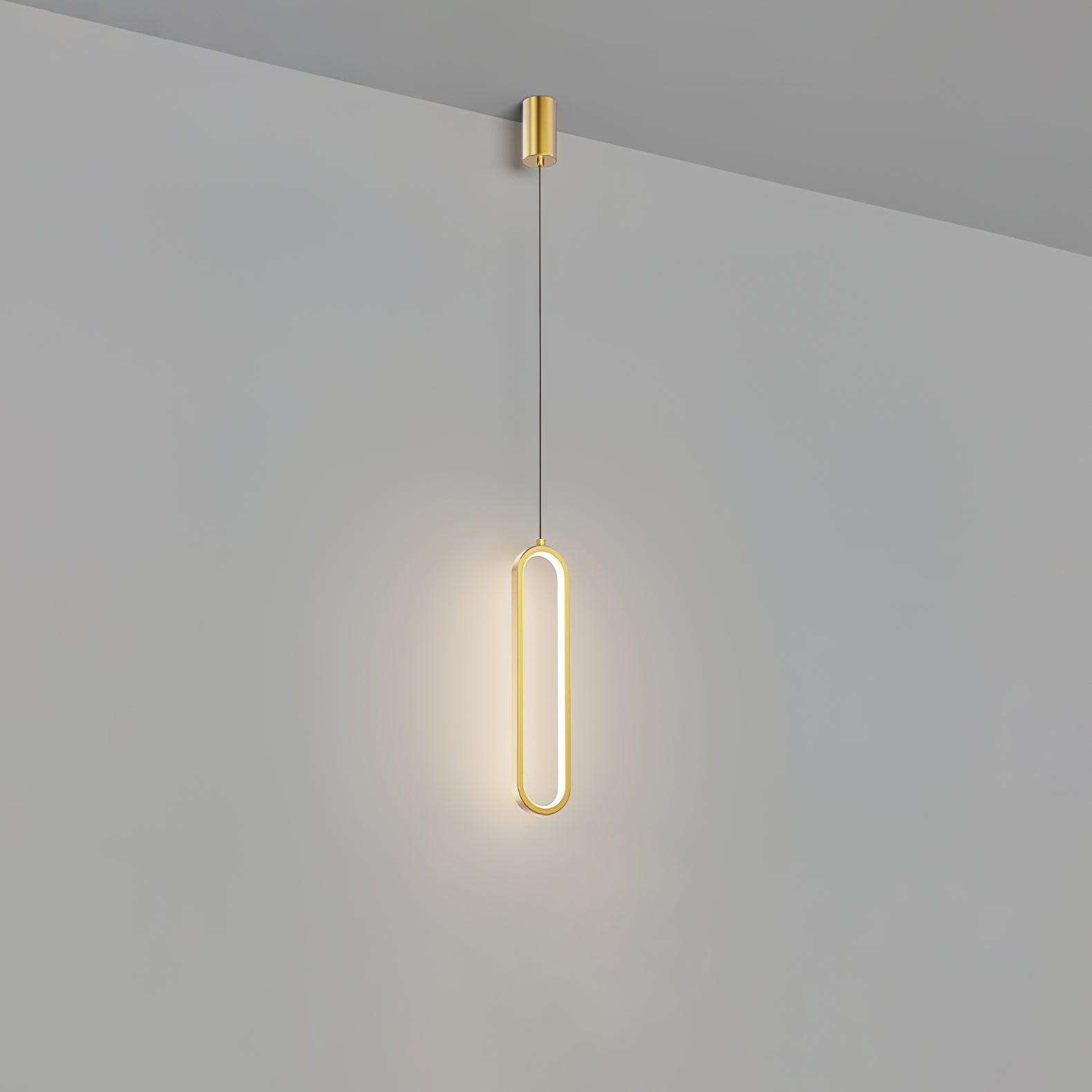 Long Oval LED Pendant Lamp - Blowlighting