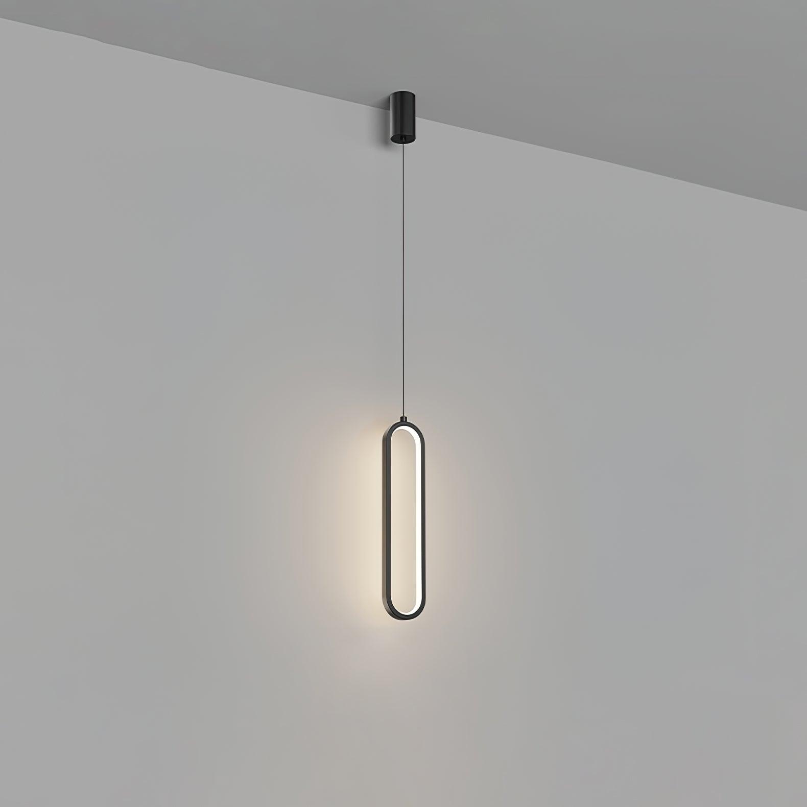 Long Oval LED Pendant Lamp - Blowlighting