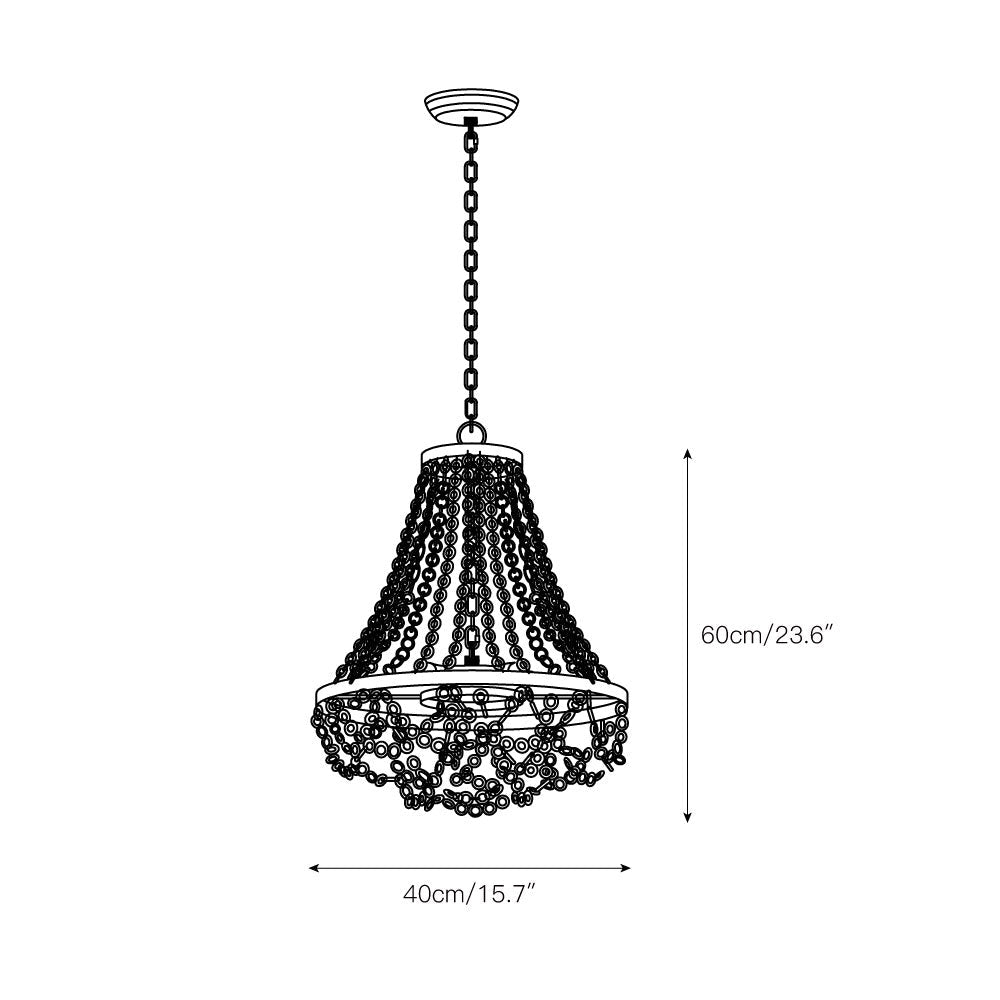 Vevyniel Postmoderner Luxus-Holzleuchter-Letslighting