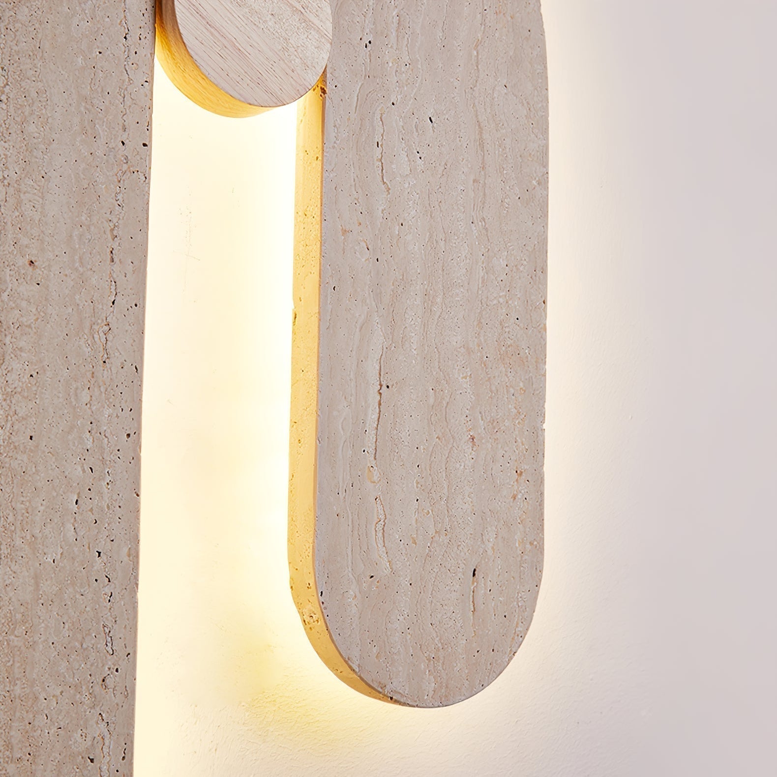 Ithaus Travertine Circular Wall Light - Neutralighting