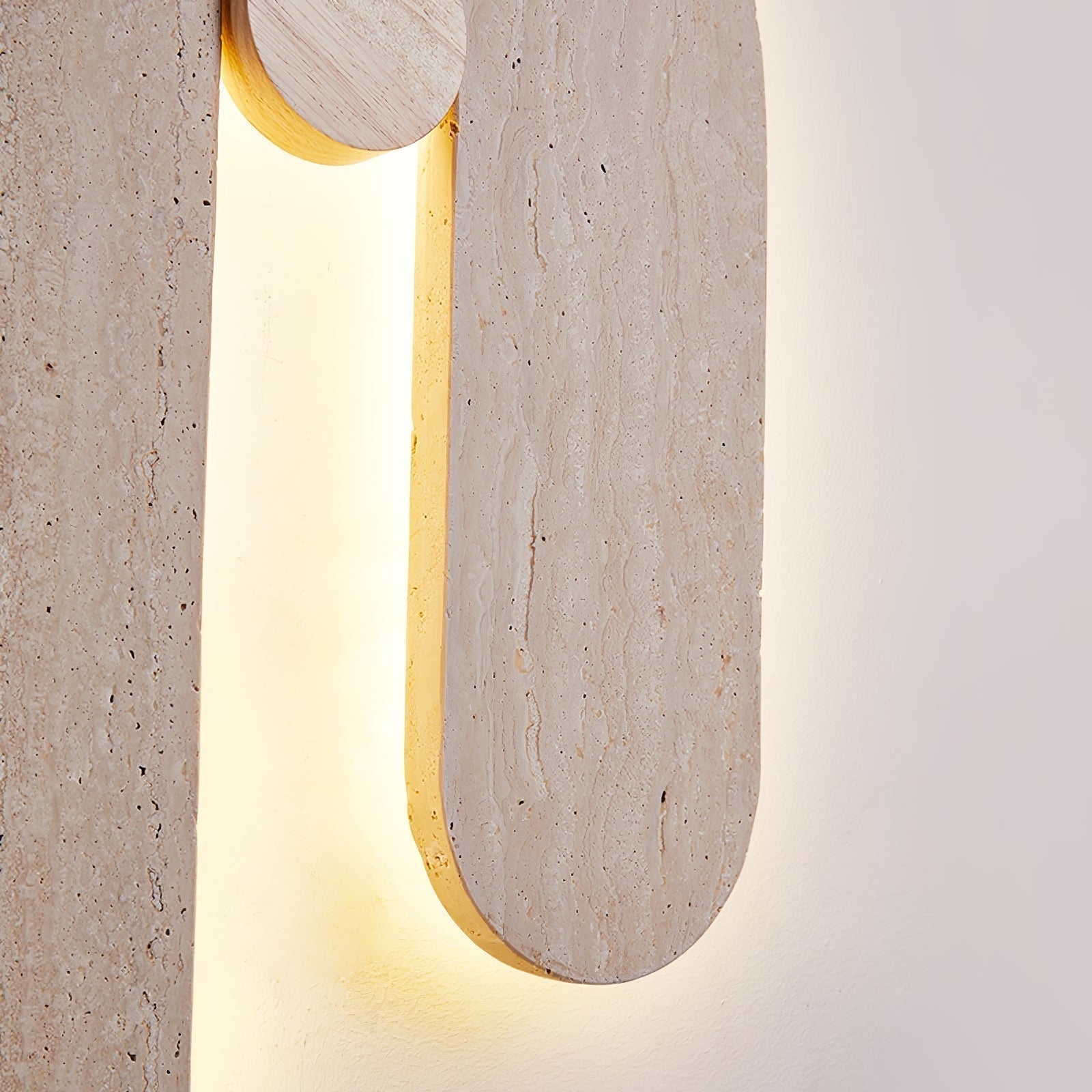 Ithaus Travertine Circular Wall Light - Neutralighting