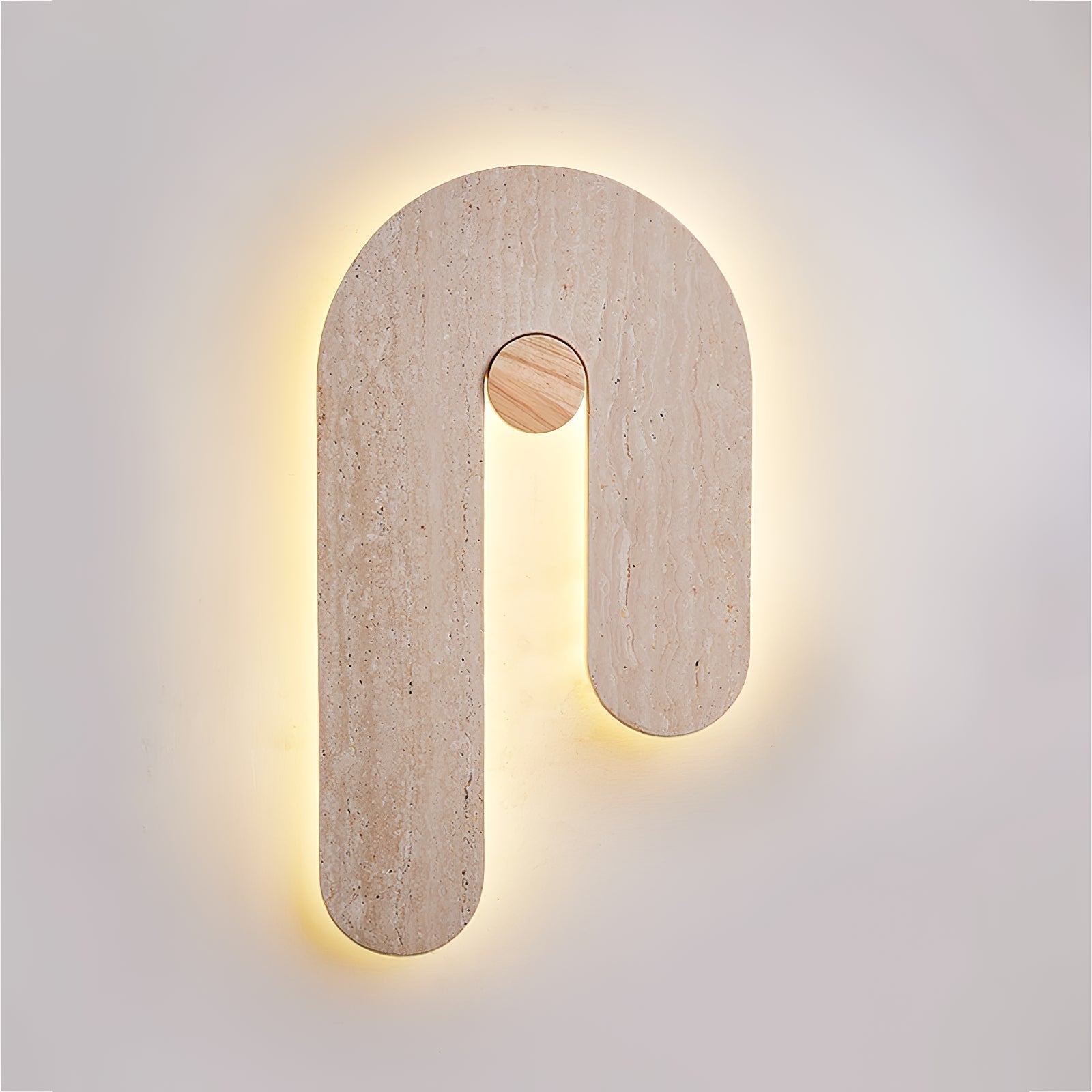 Ithaus Travertine Circular Wall Light - Neutralighting