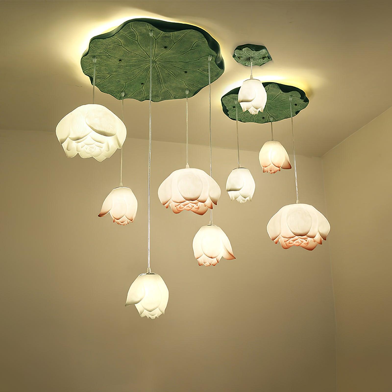 Lotus Chandelier - Blowlighting