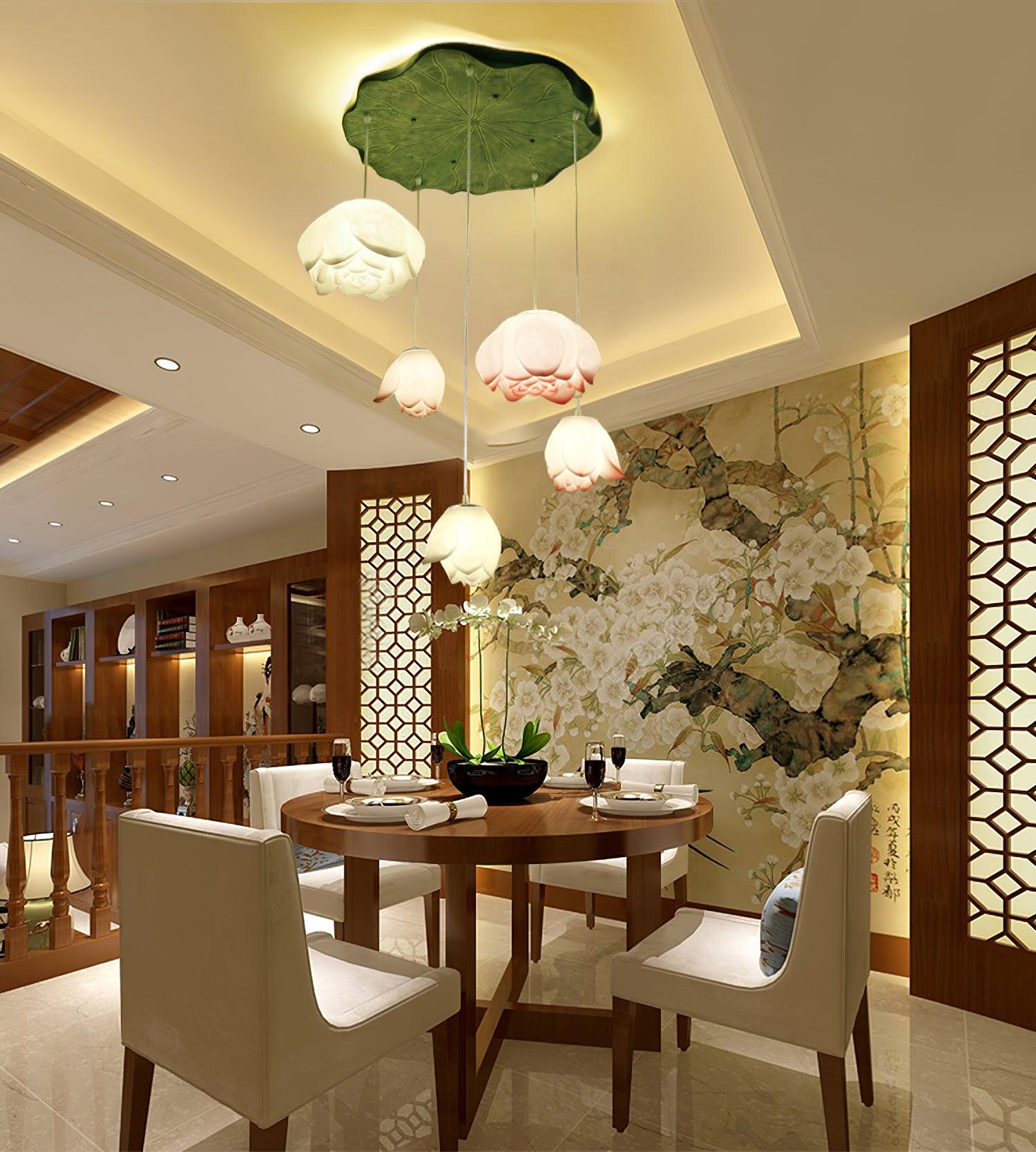 Lotus Chandelier - Blowlighting