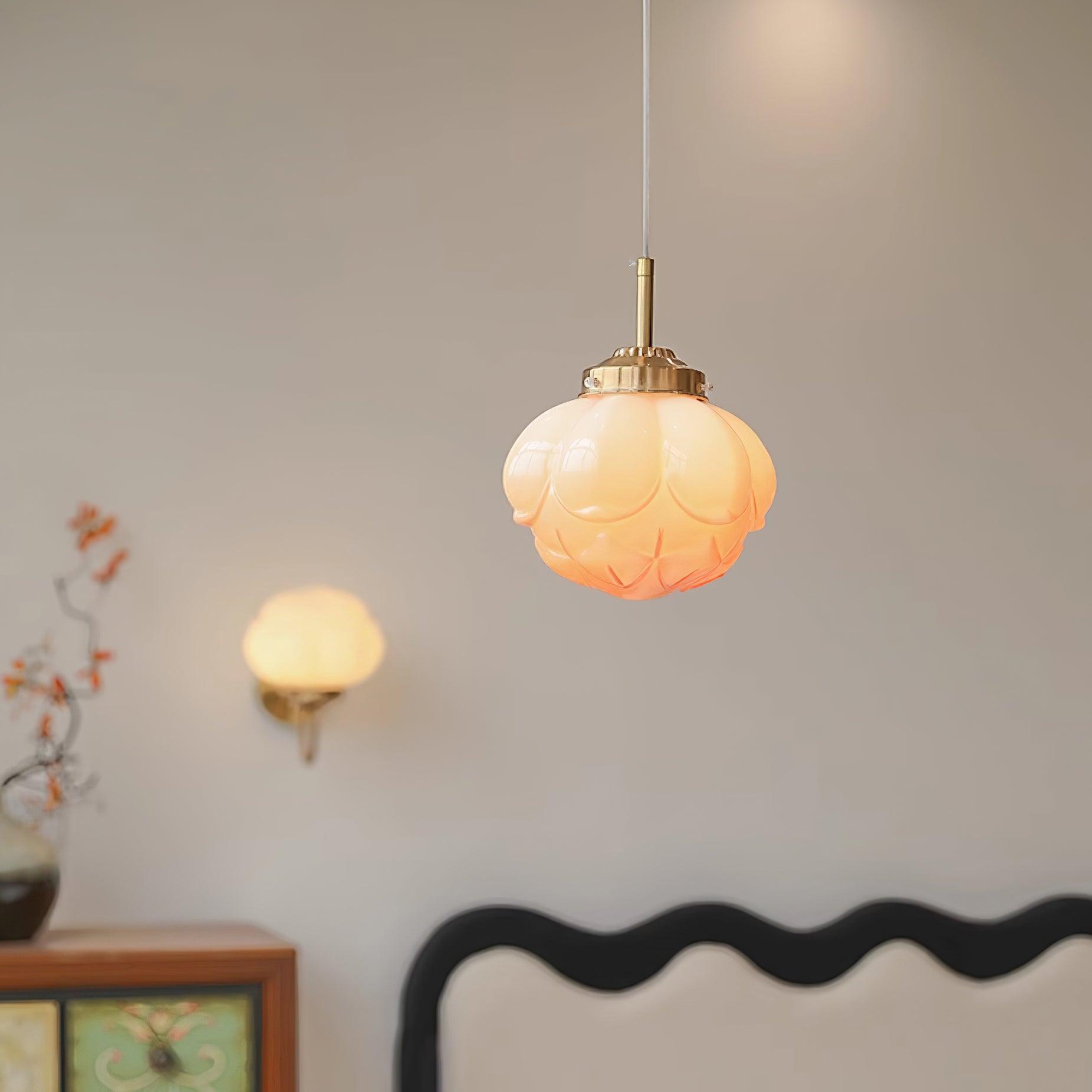 Tatum Künstlerische Pendelleuchte mit Glasblumen-Letslighting