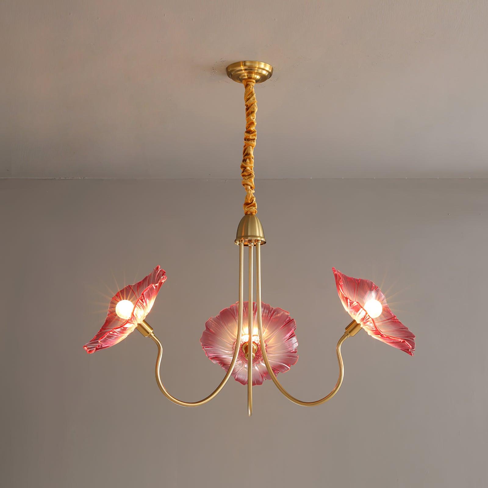 Lustra Kronleuchter Lotusblattglas-Letslighting