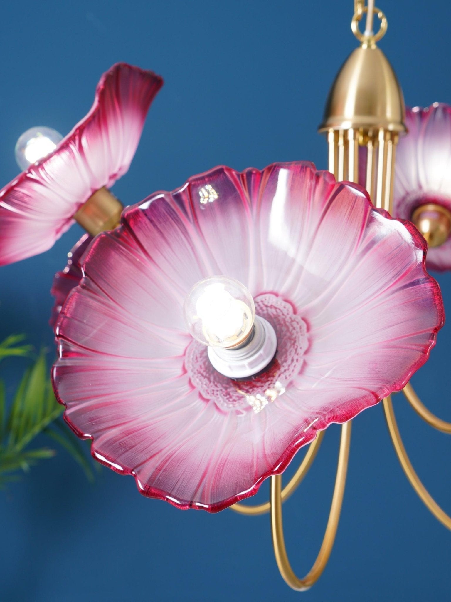 Lustra Kronleuchter Lotusblattglas-Letslighting