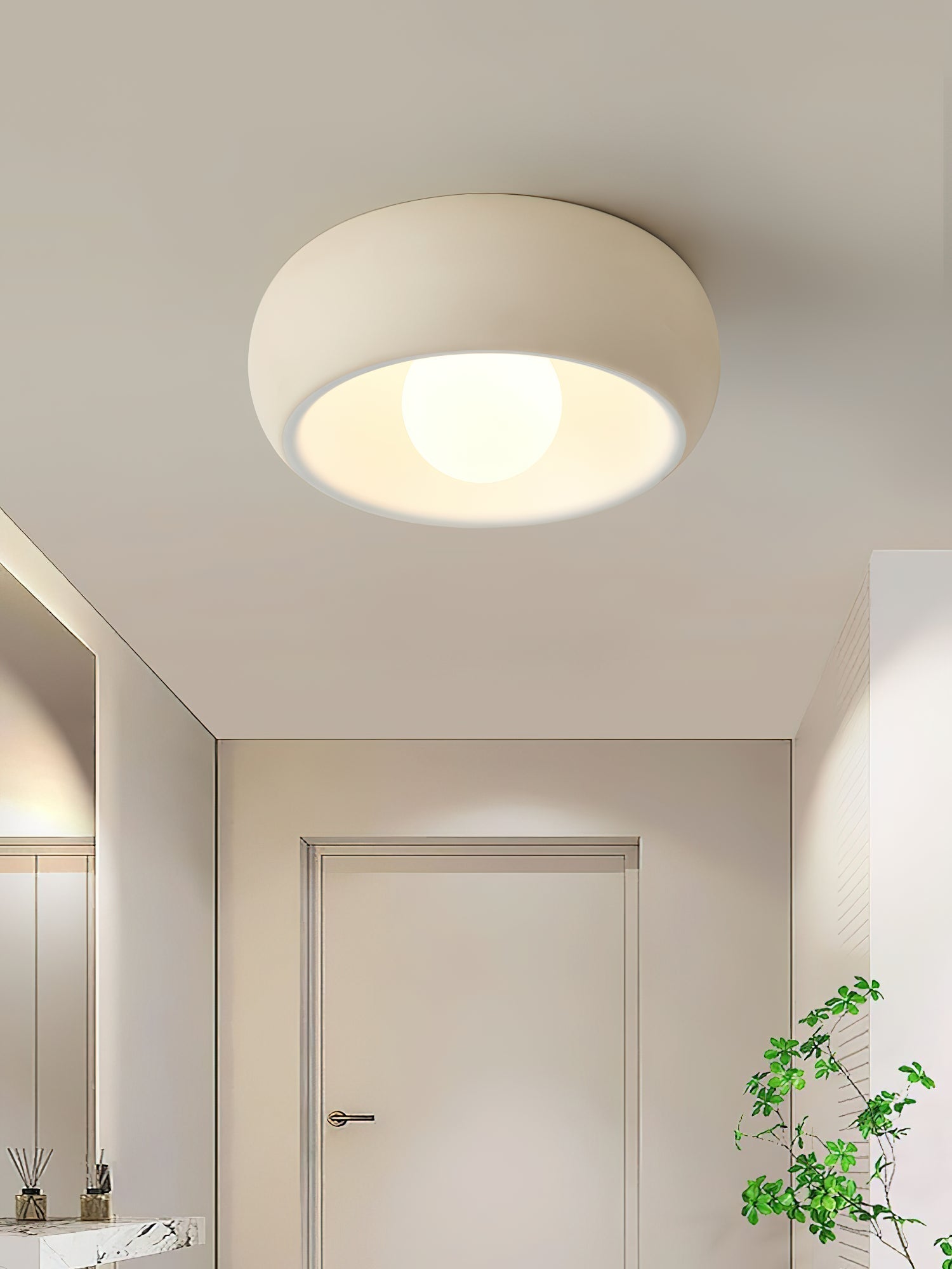 Louis Modern Minimalistisch Rund Glas Deckenleuchte-Letslighting