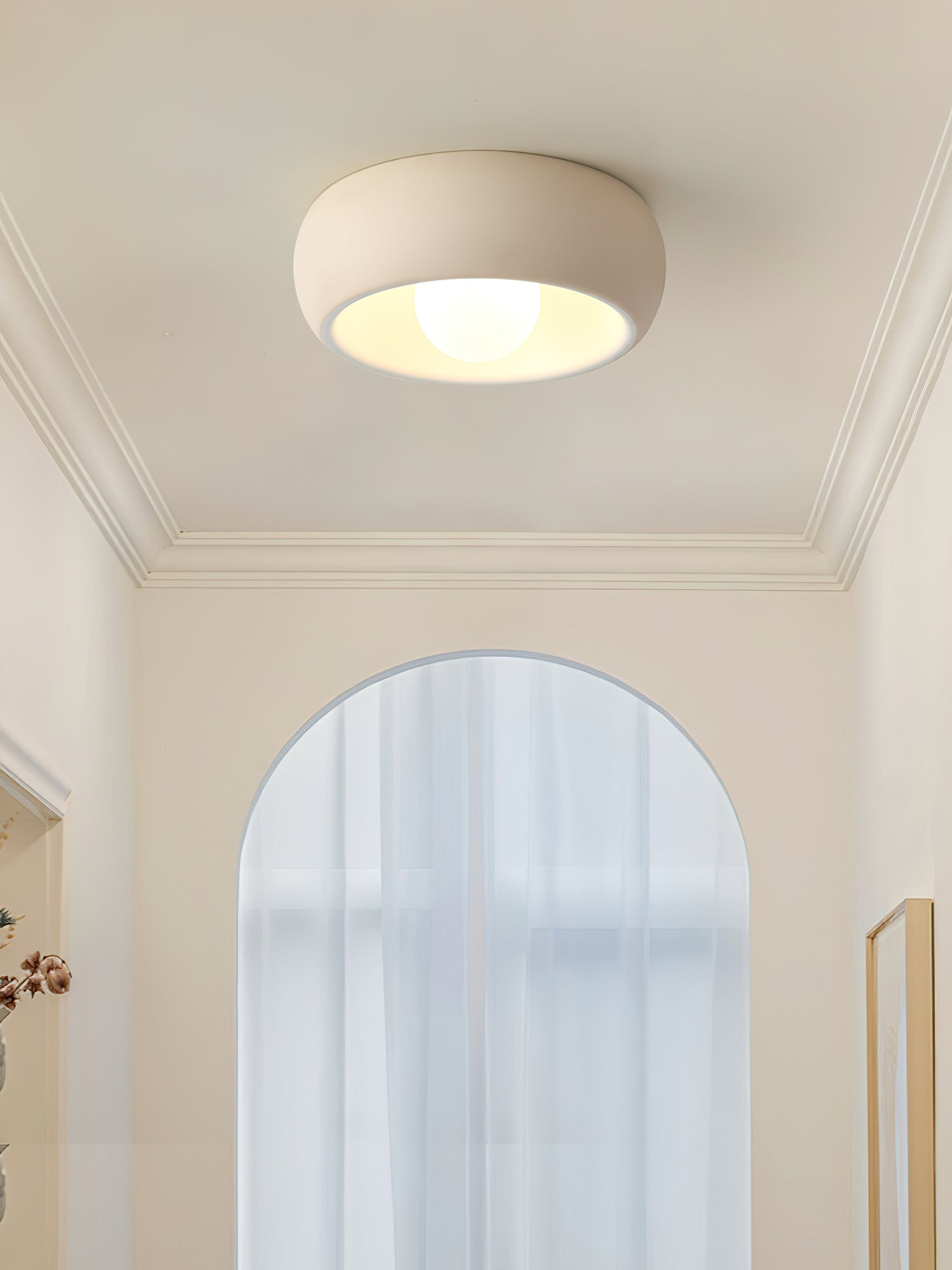 Louis Modern Minimalistisch Rund Glas Deckenleuchte-Letslighting