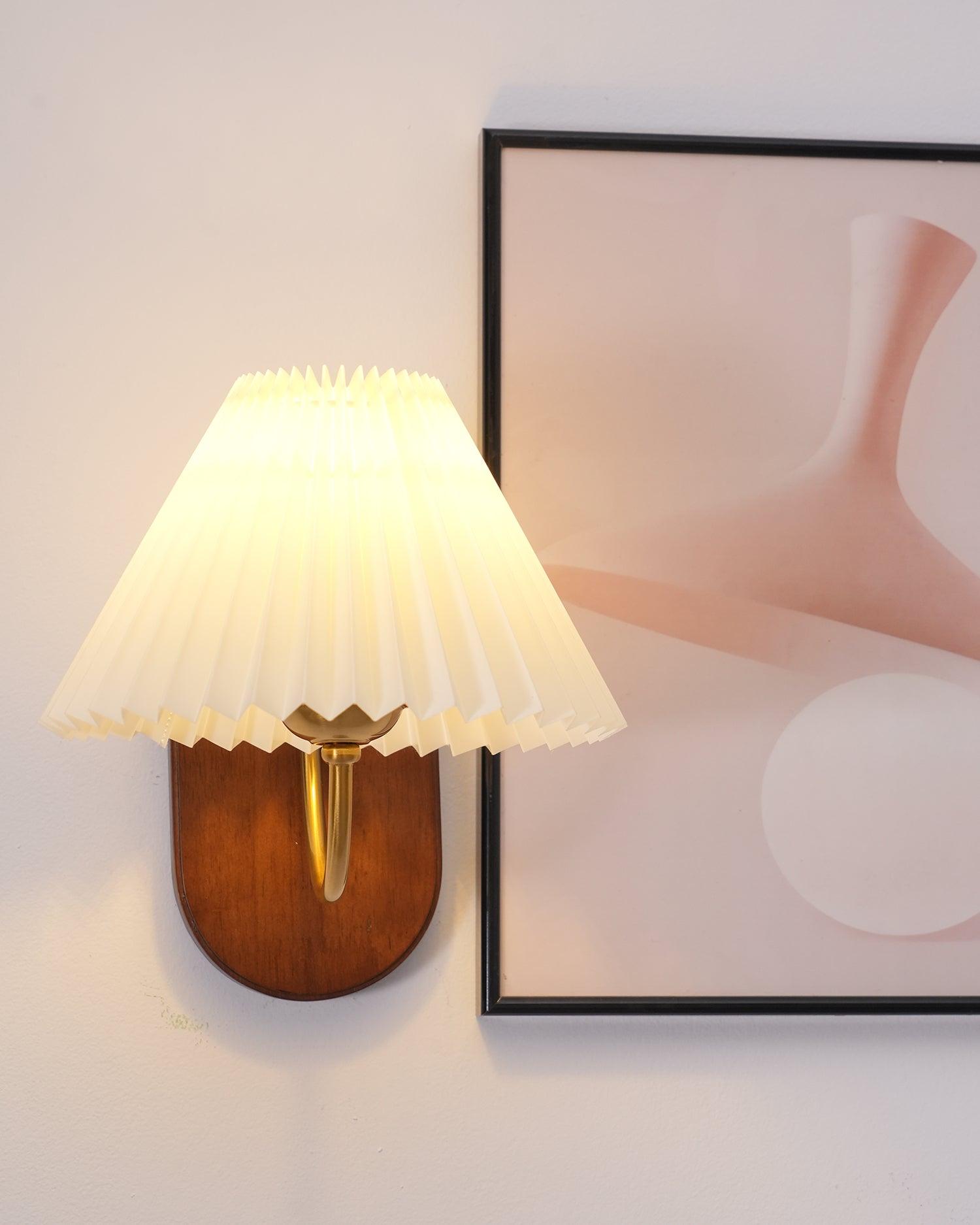 Solenne Vintage Falten-Schirm Wandleuchte-Letslighting