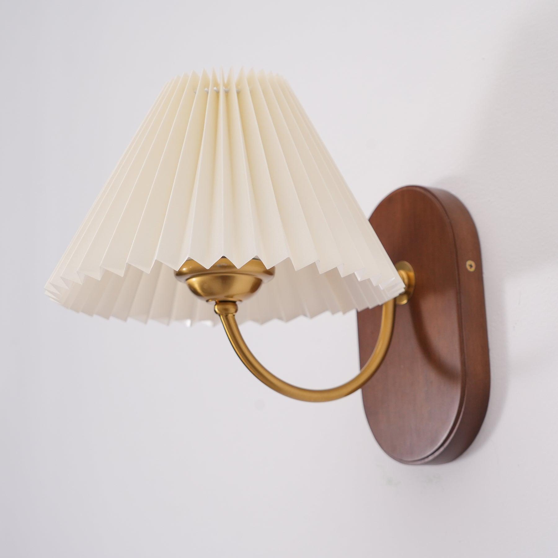 Solenne Vintage Falten-Schirm Wandleuchte-Letslighting