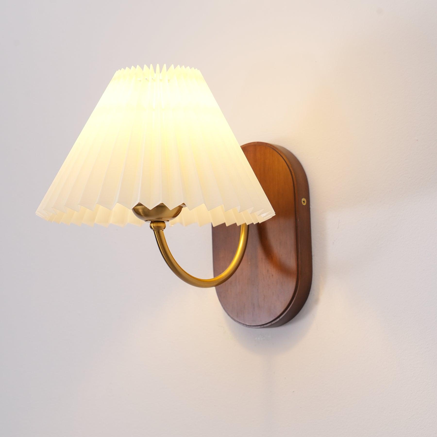 Solenne Vintage Falten-Schirm Wandleuchte-Letslighting