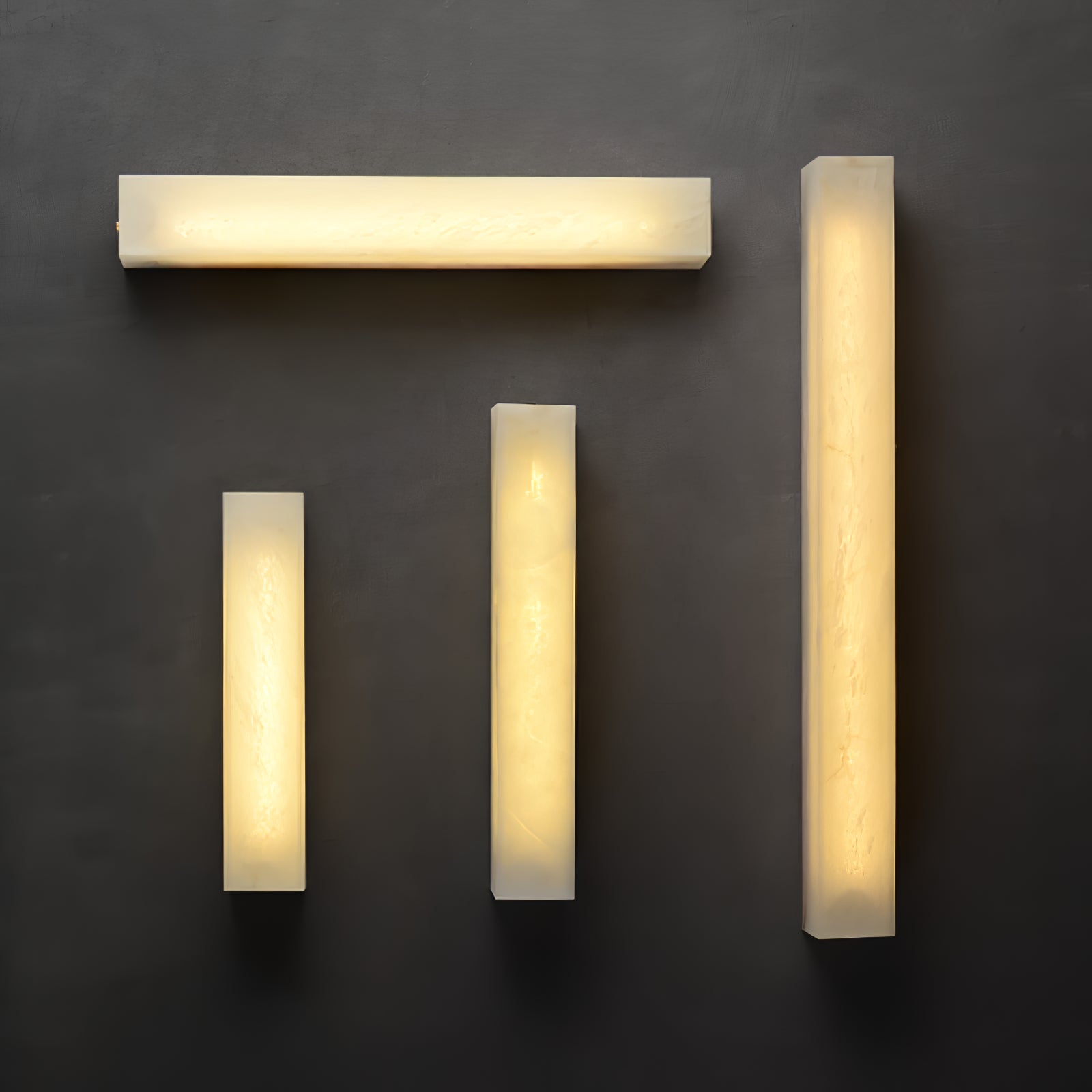 Irina Cylindrical Alabaster Wall Light - Neutralighting