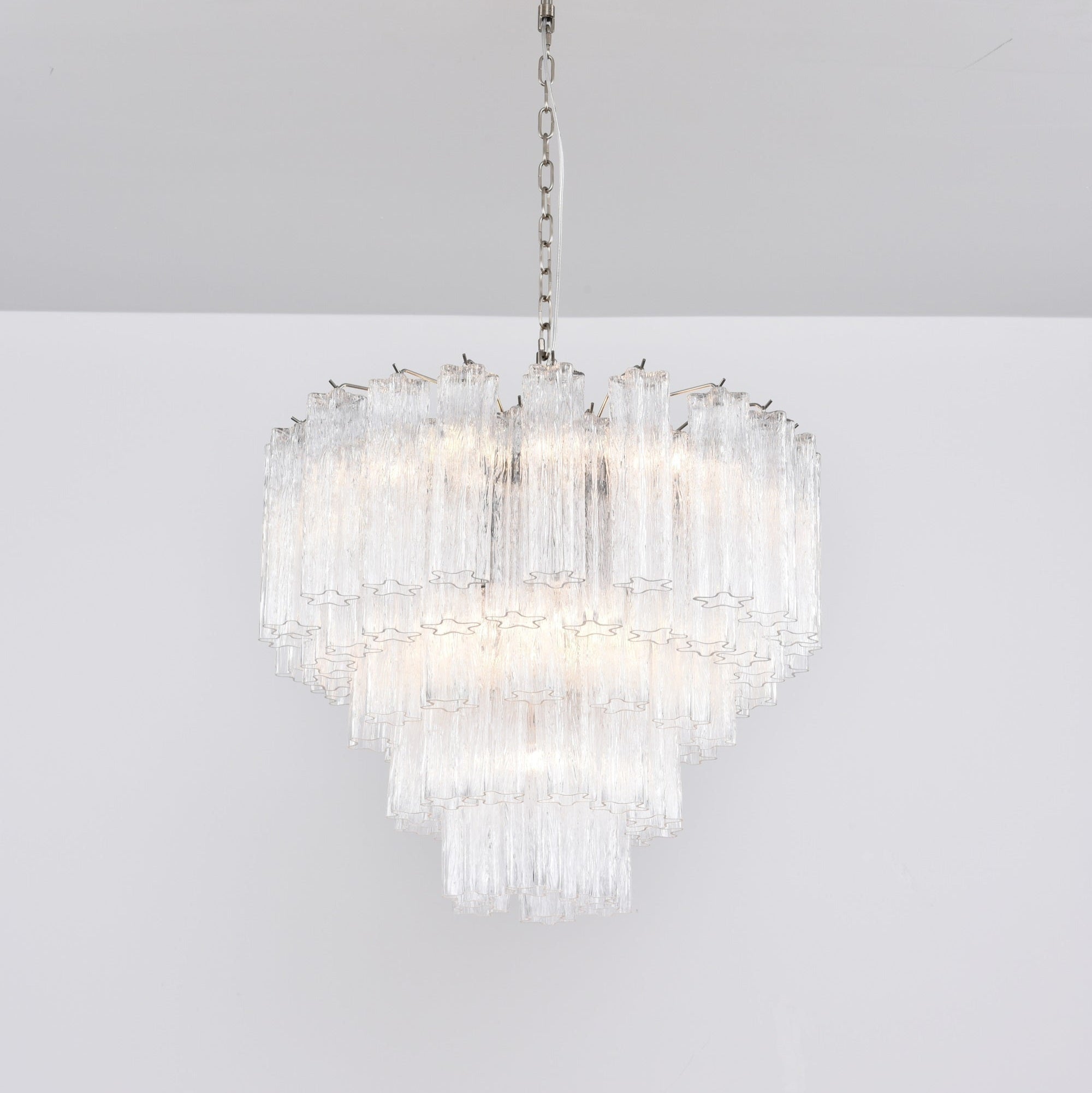 Aurora Chandelier Clear Glass Multi-Tier Crystal Glow - Neutralighting
