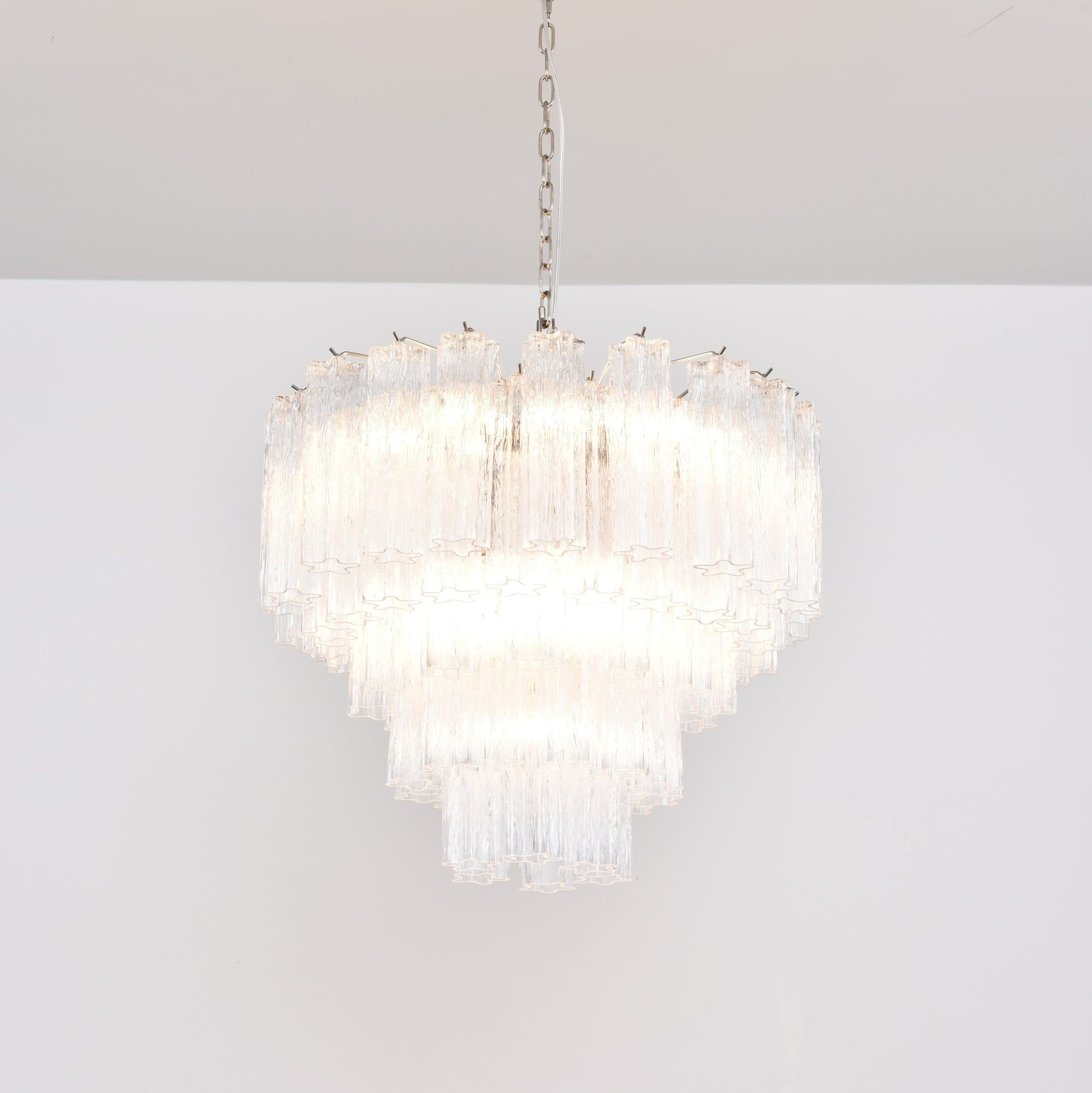Aurora Chandelier Clear Glass Multi-Tier Crystal Glow - Neutralighting