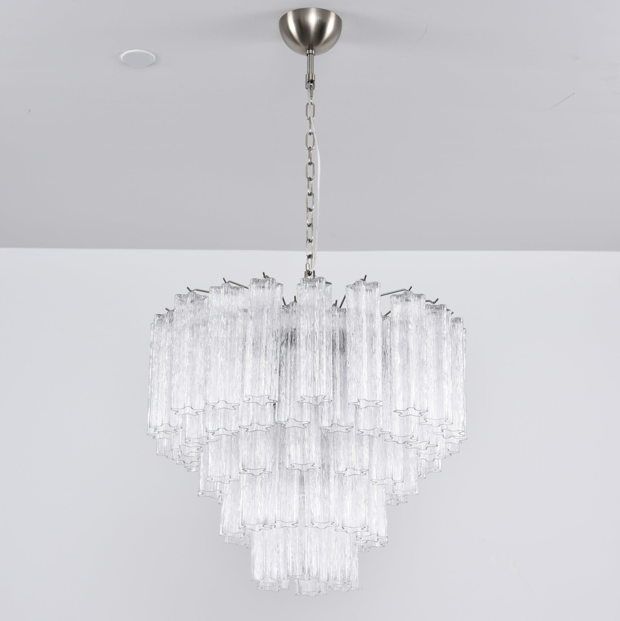 Aurora Chandelier Clear Glass Multi-Tier Crystal Glow - Neutralighting