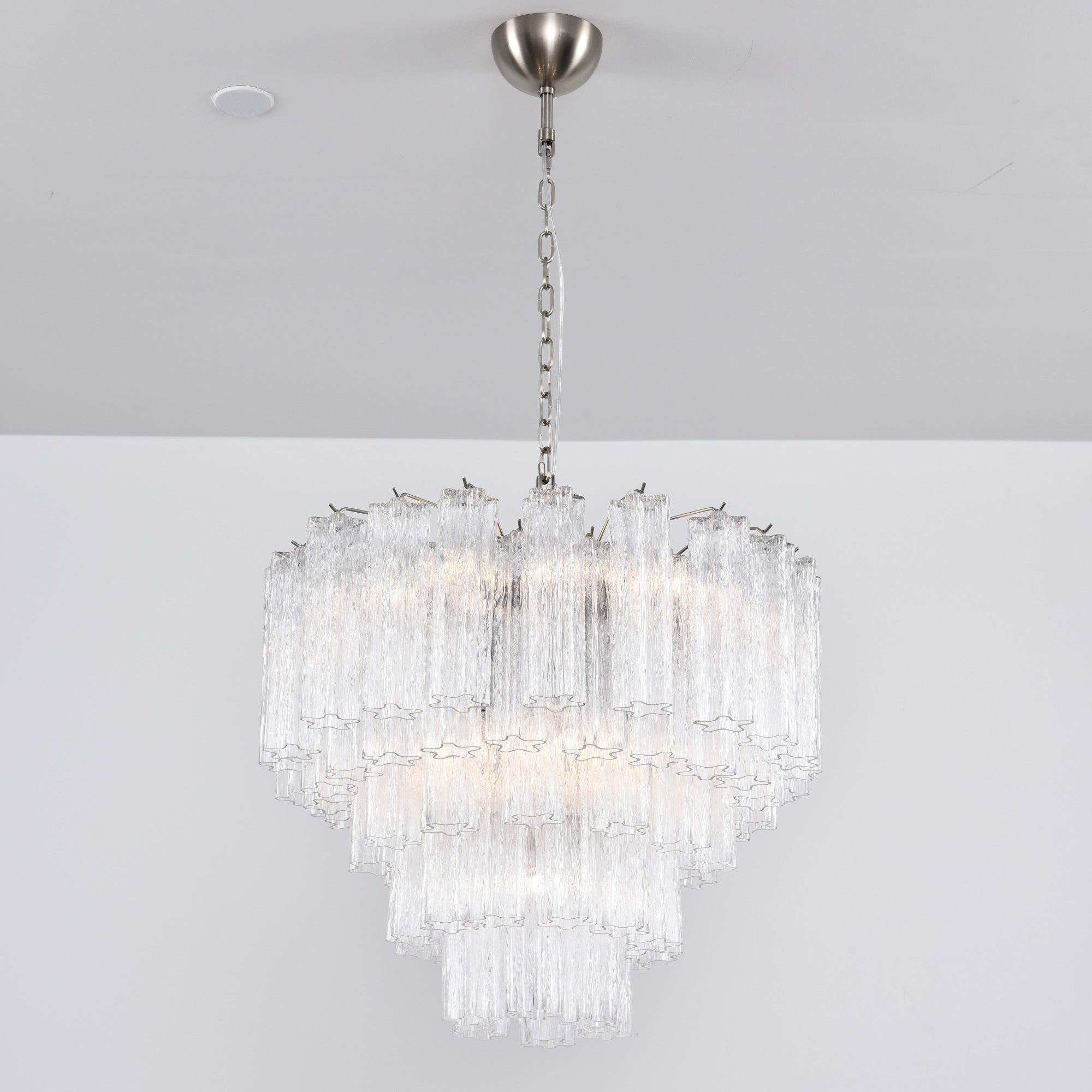 Aurora Chandelier Clear Glass Multi-Tier Crystal Glow - Neutralighting
