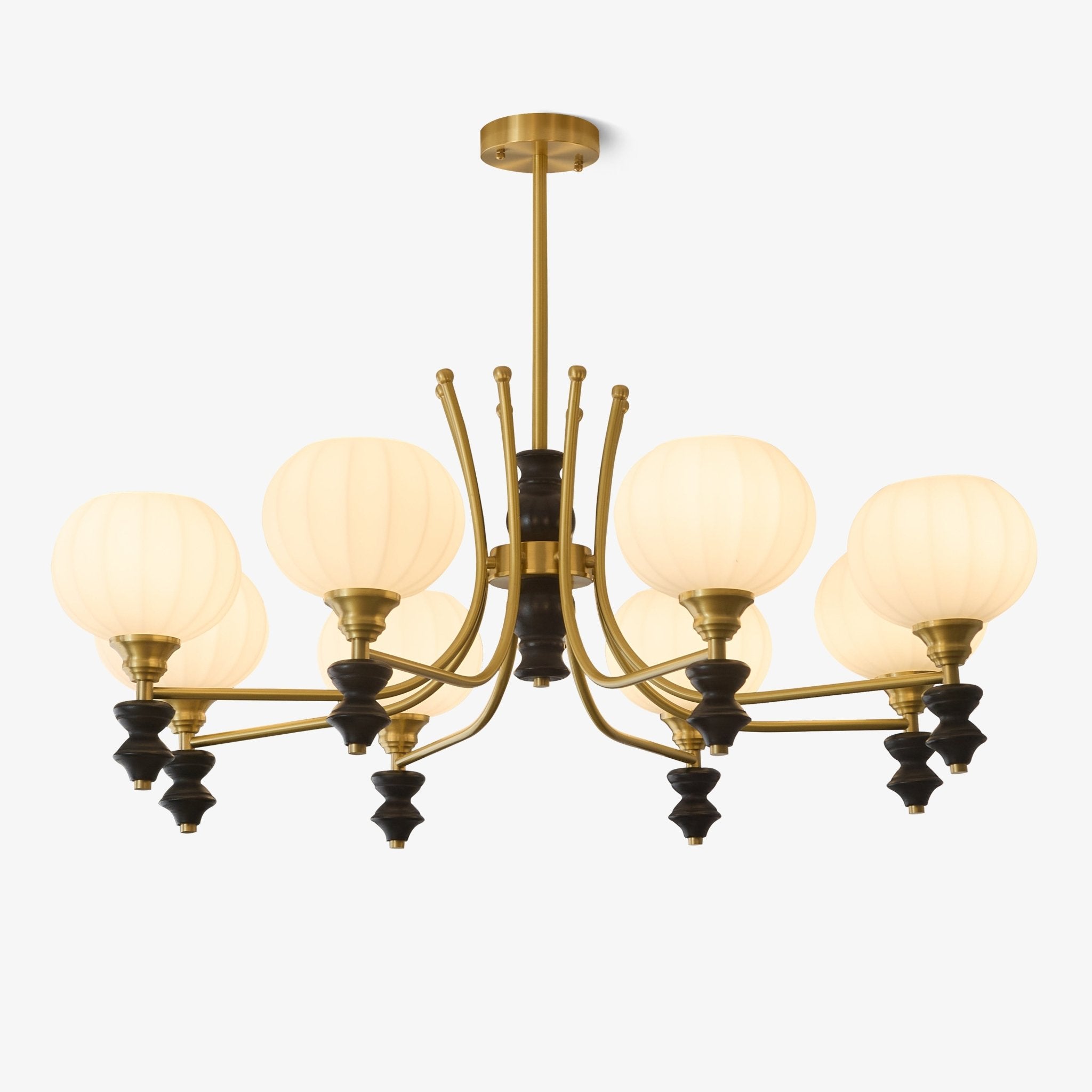 Zavenen Traditionelle Eleganz Vintage Messing Holz Kronleuchter-Letslighting