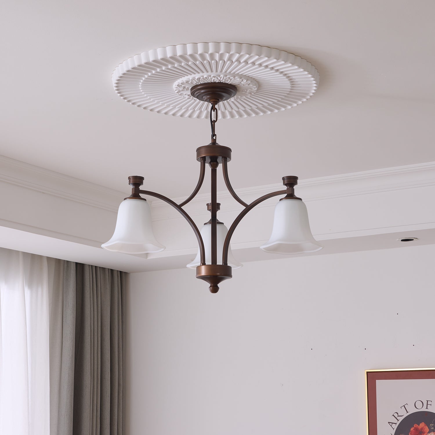 Viloros Traditioneller Premium-Kronleuchter aus Glockenglas-Letslighting