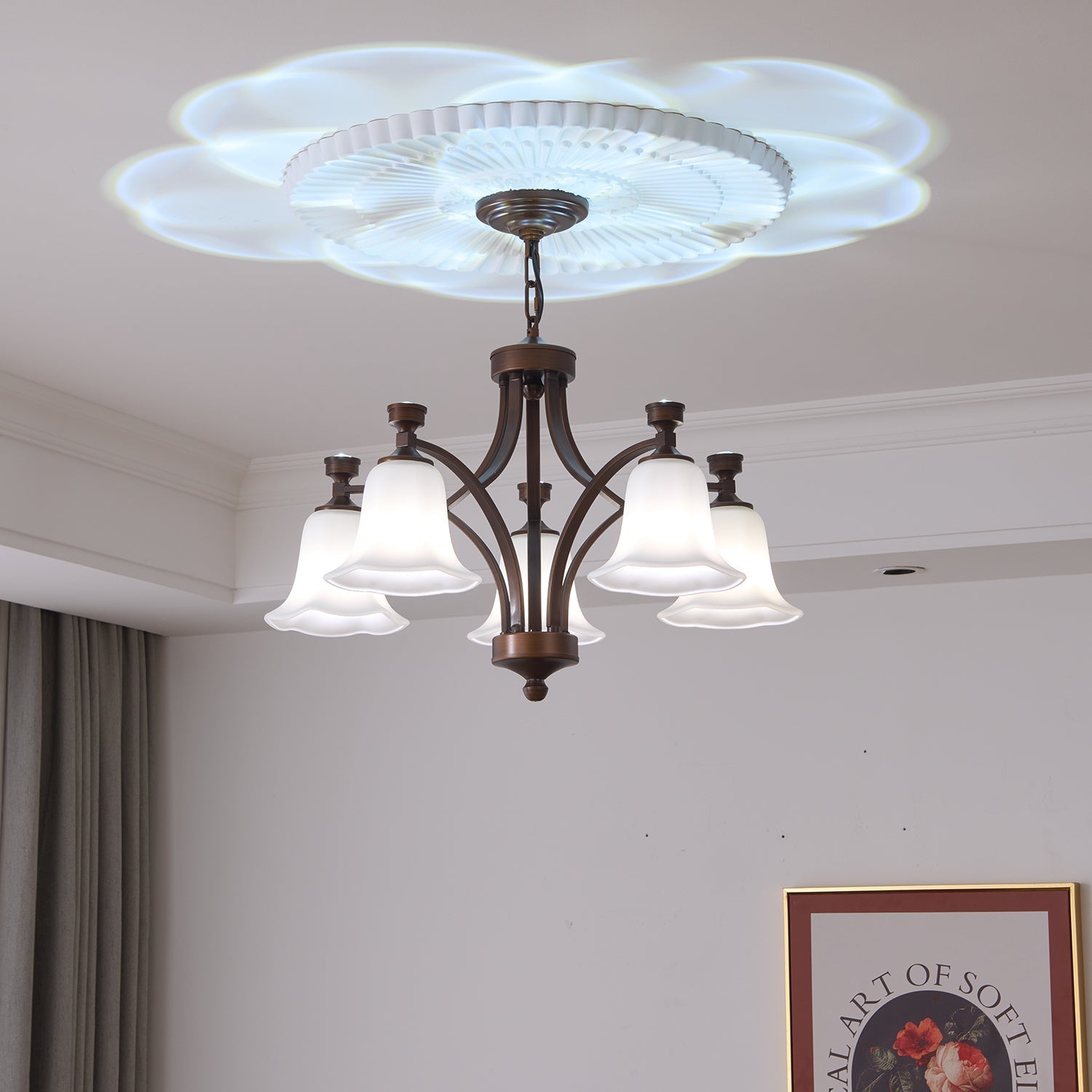 Viloros Traditioneller Premium-Kronleuchter aus Glockenglas-Letslighting