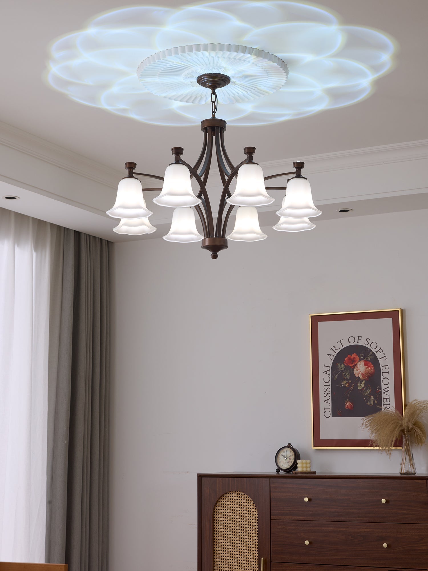 Viloros Traditioneller Premium-Kronleuchter aus Glockenglas-Letslighting