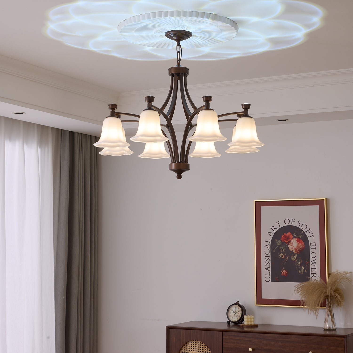 Viloros Traditioneller Premium-Kronleuchter aus Glockenglas-Letslighting