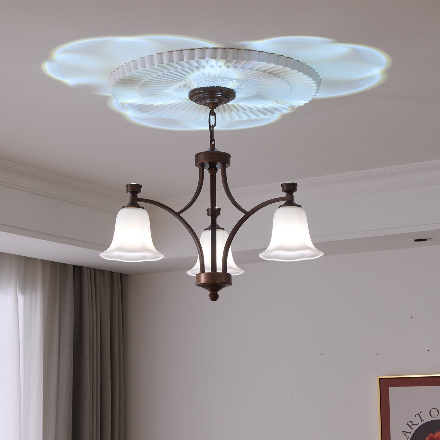 Viloros Traditioneller Premium-Kronleuchter aus Glockenglas-Letslighting