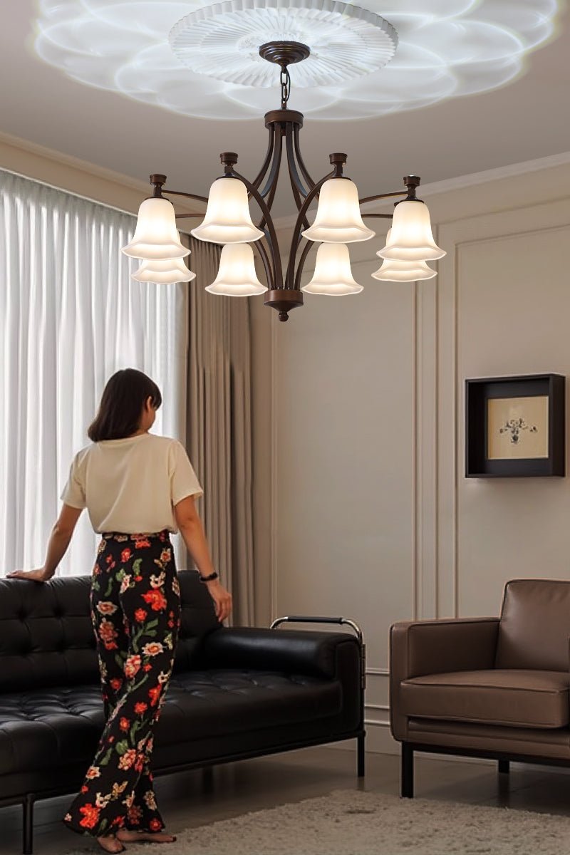 Viloros Traditioneller Premium-Kronleuchter aus Glockenglas-Letslighting