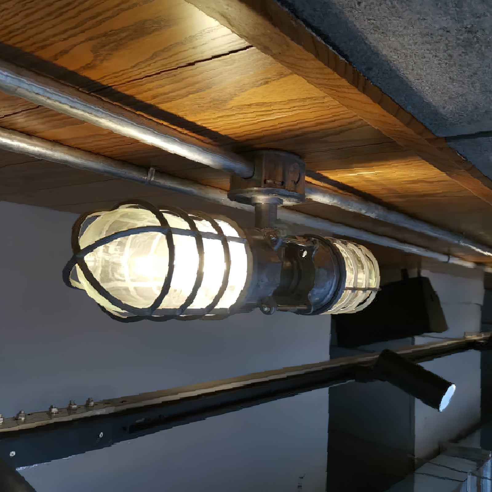 Ozorel Vintage Glas Wandleuchte-Letslighting