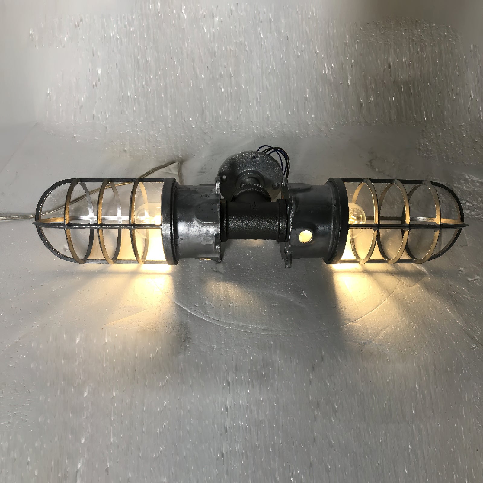 Ozorel Vintage Glas Wandleuchte-Letslighting