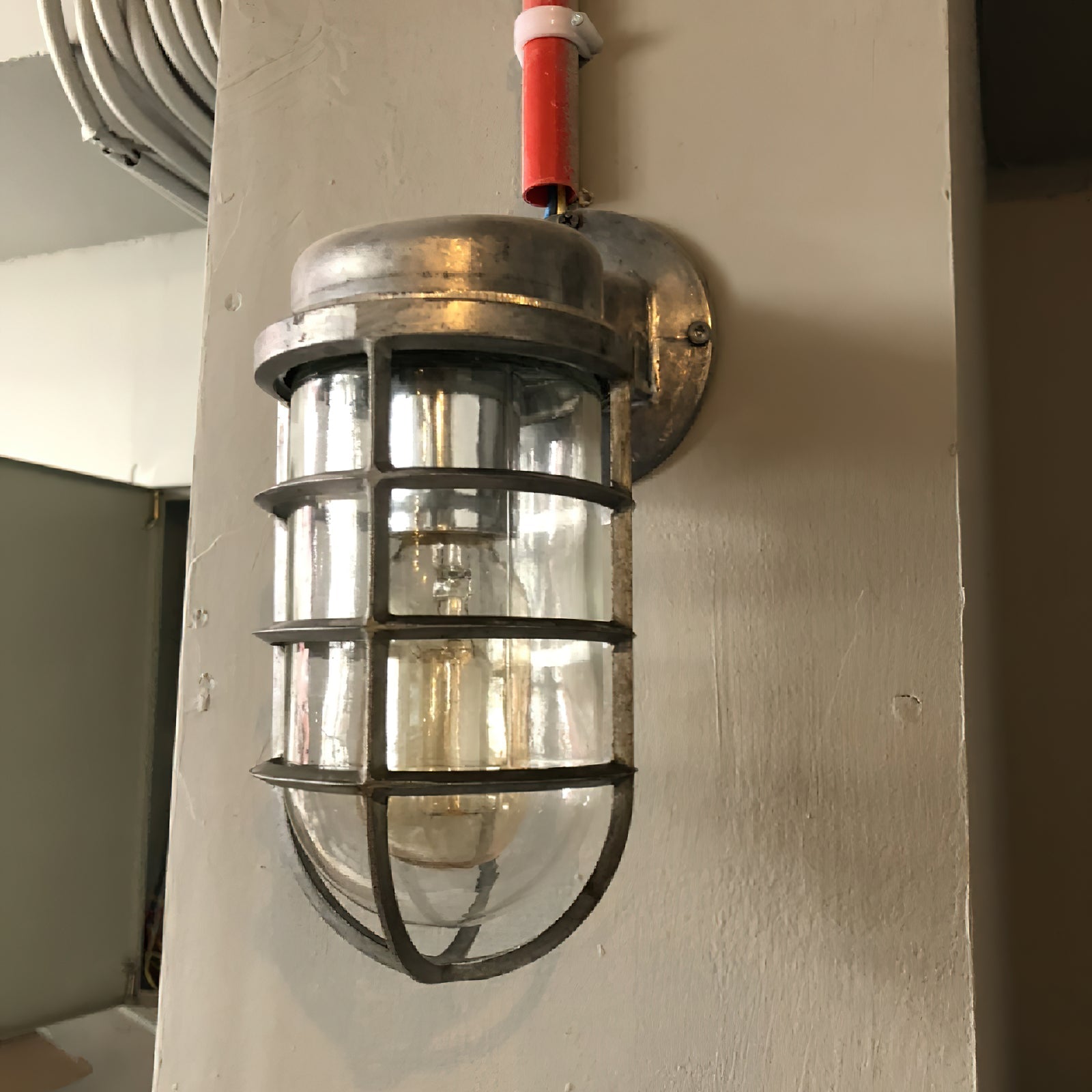Ozorel Vintage Glas Wandleuchte-Letslighting