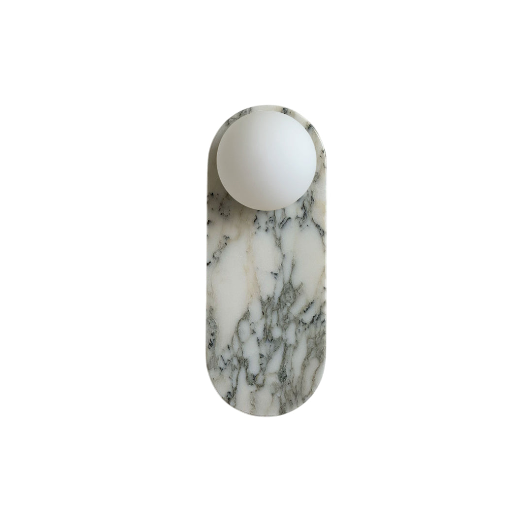 Comarion Premium Nordic Art White Marble Jade Sconce Wall Lamp - Letslighting