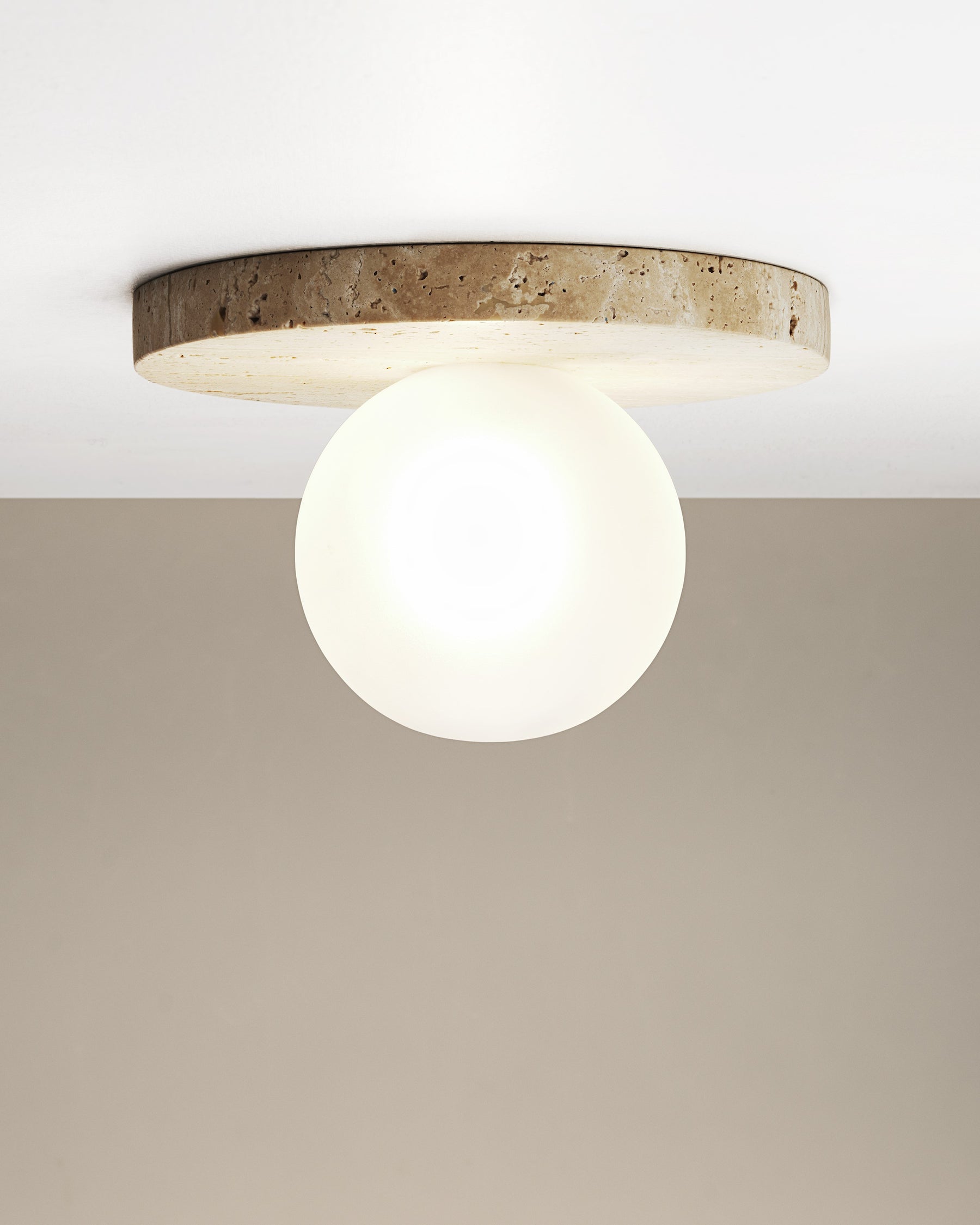 Arthaen Marmor Travertin Einbau Wandleuchte-Letslighting