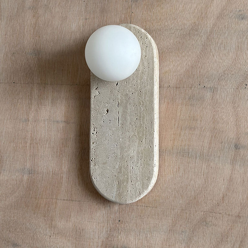 Syraeia Modern Minimalist Marble Jade Wall Lamp - Letslighting