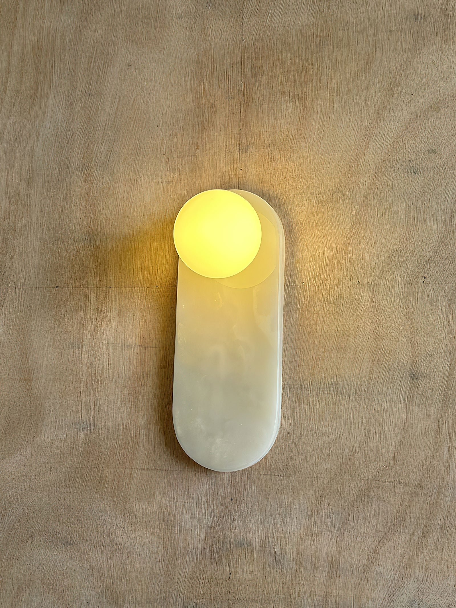 Comarion Nordic Art Weißer Marmor Jade Wandleuchte-Letslighting